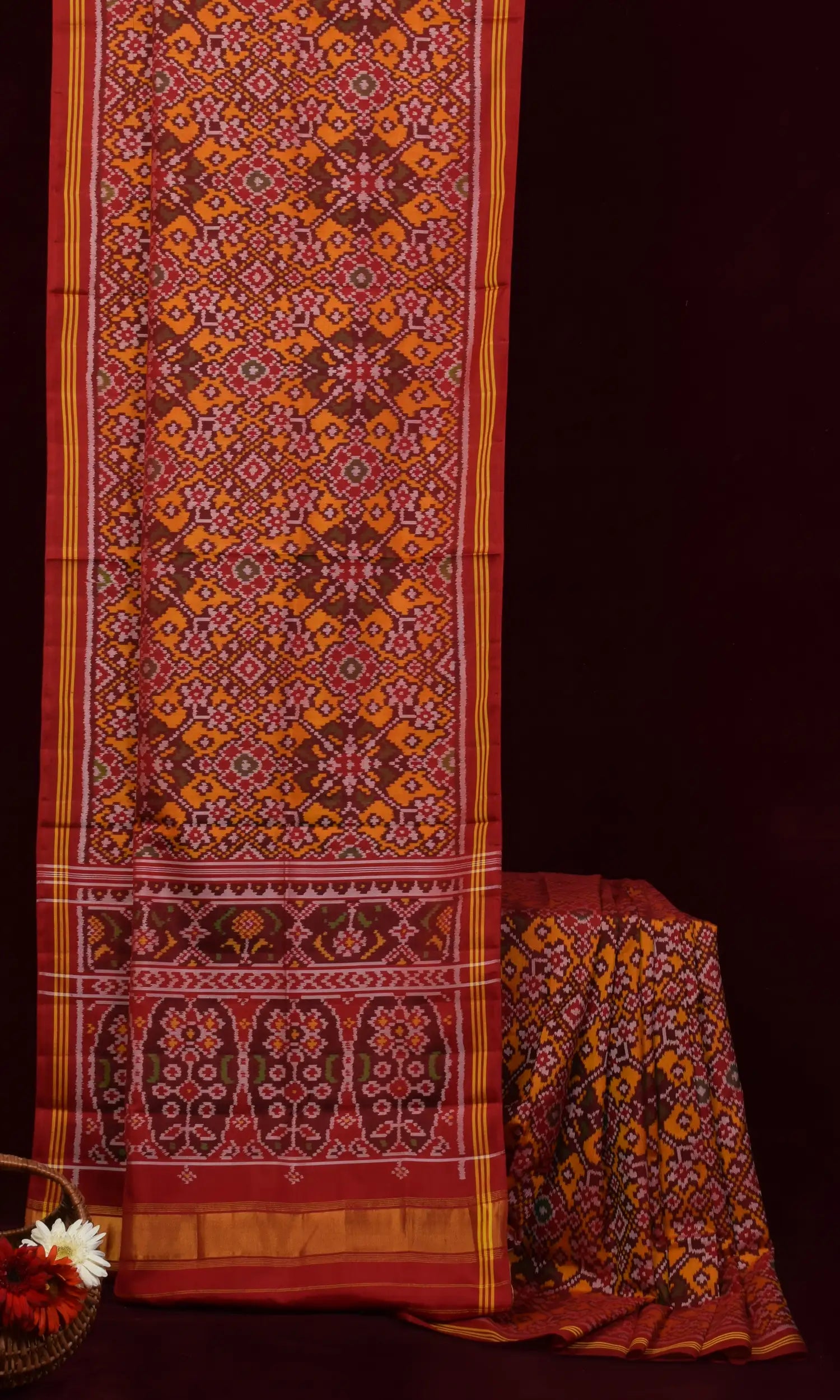 Single Ikat Patola Saree