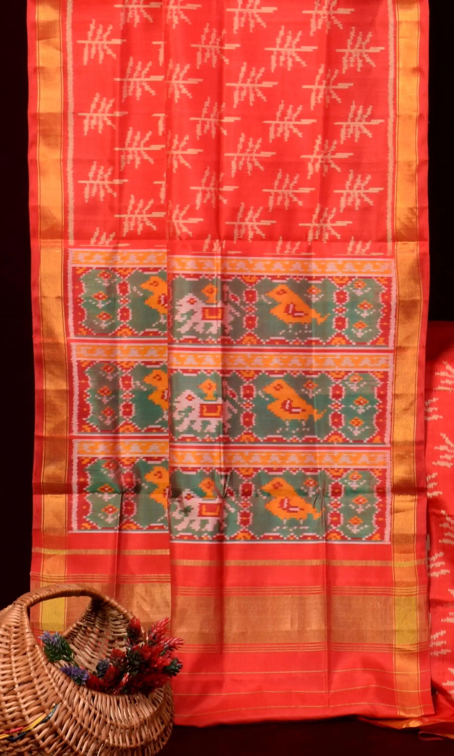 Rajkoti Patola Saree