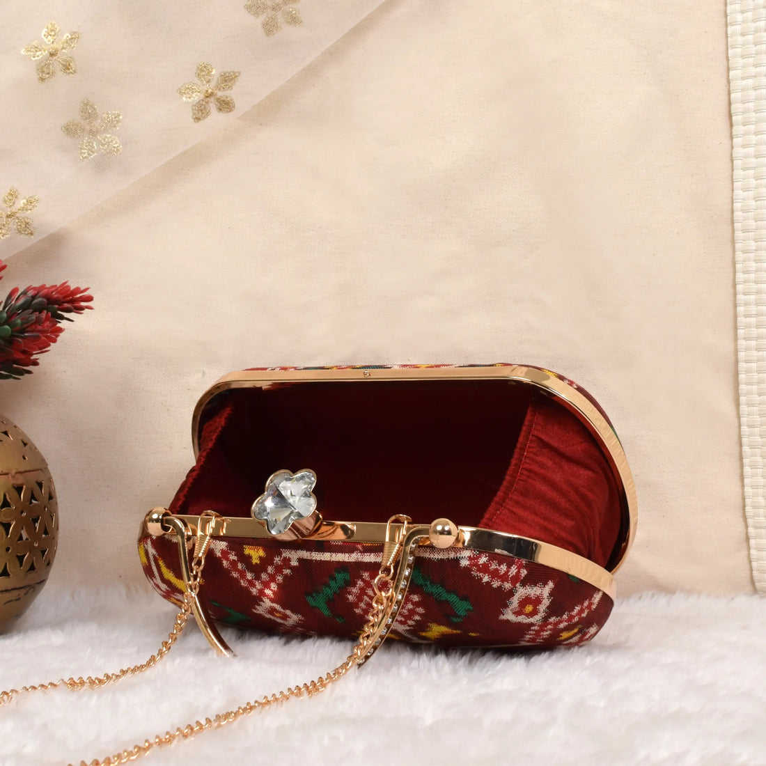 Double Ikat Patola Clutch