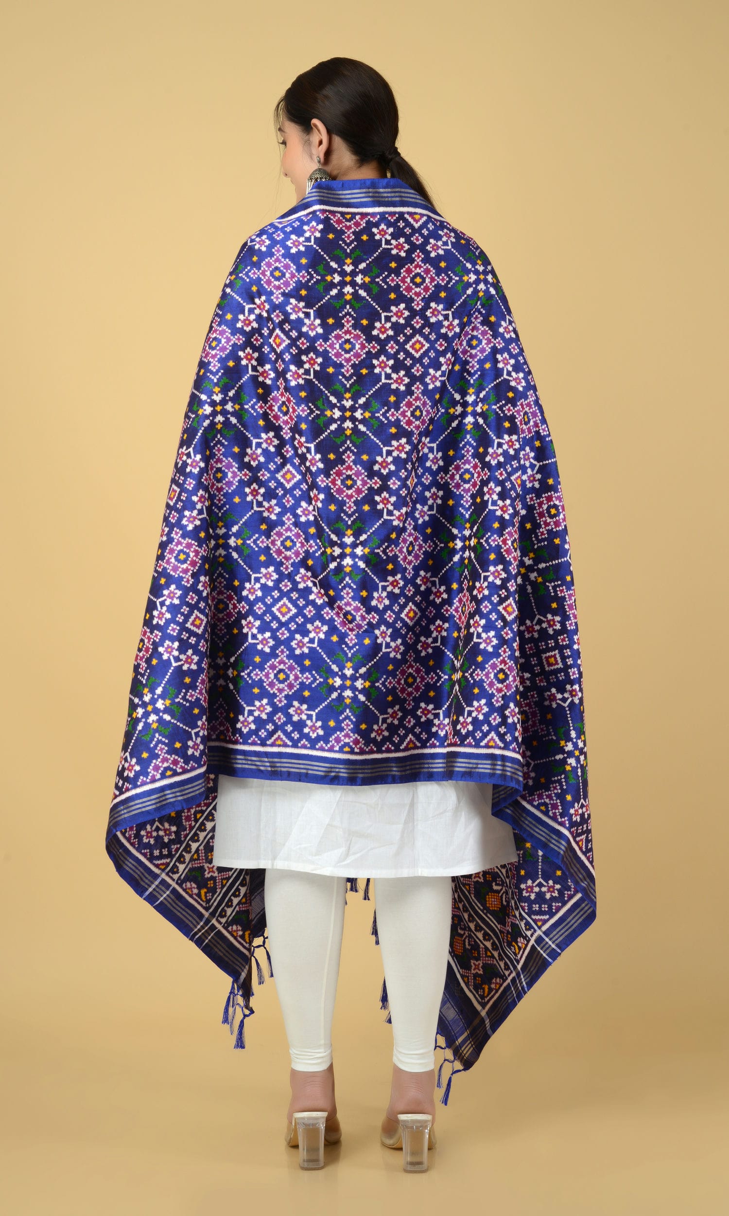 Double Ikat Patola Dupatta Nau Ratan