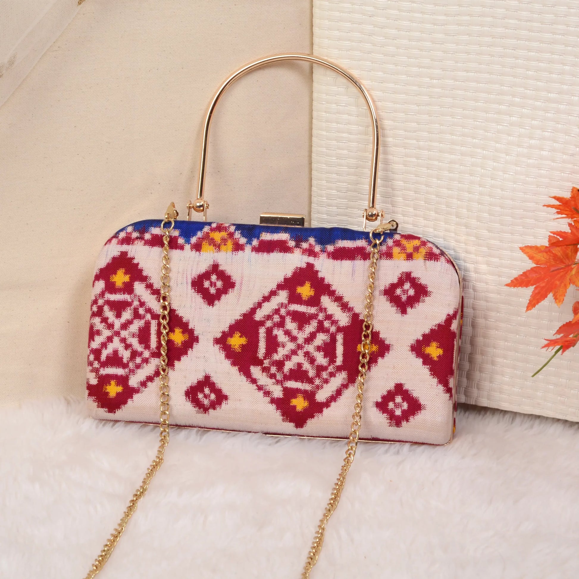 Double Ikat Patola Clutch