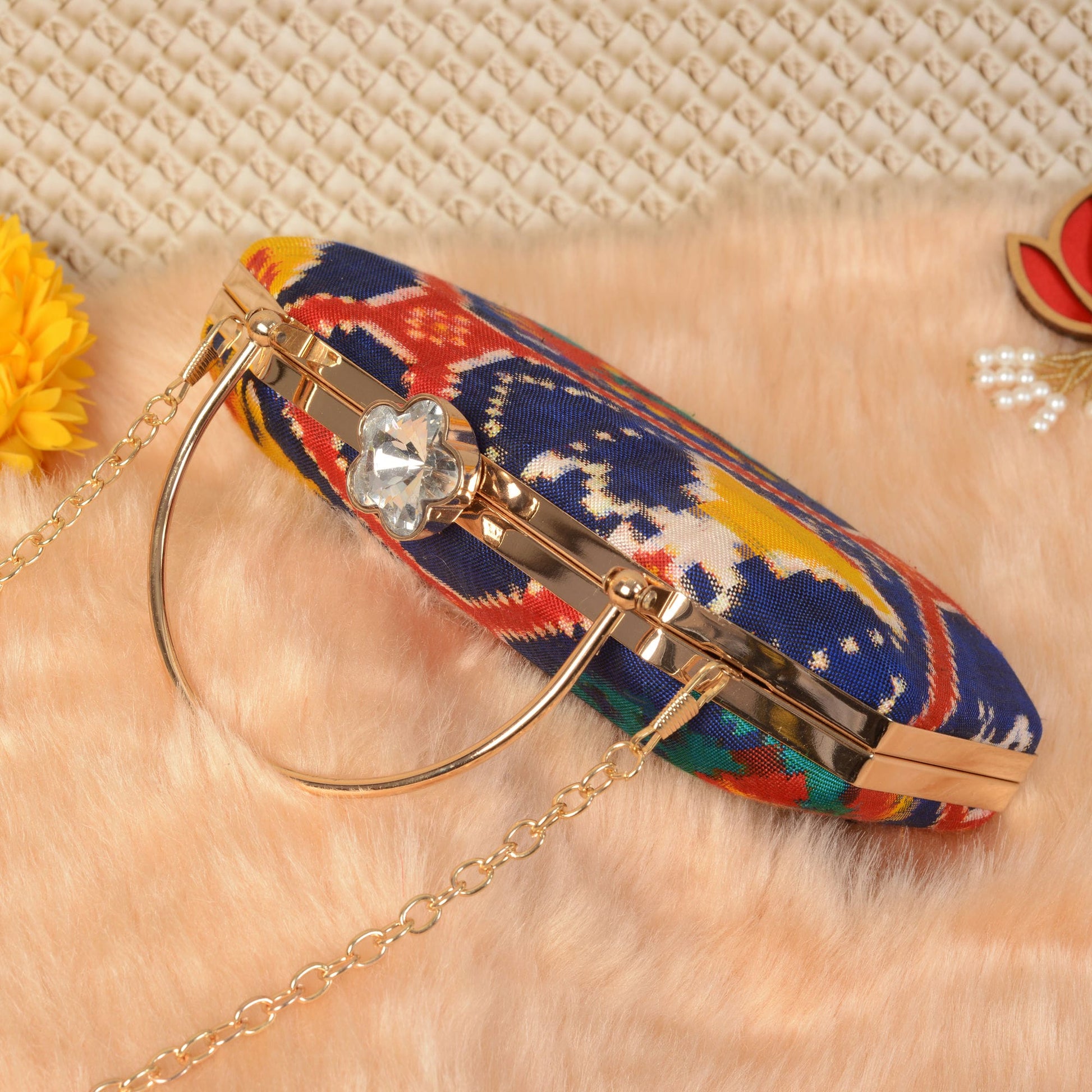 Double Ikat Patola Clutch