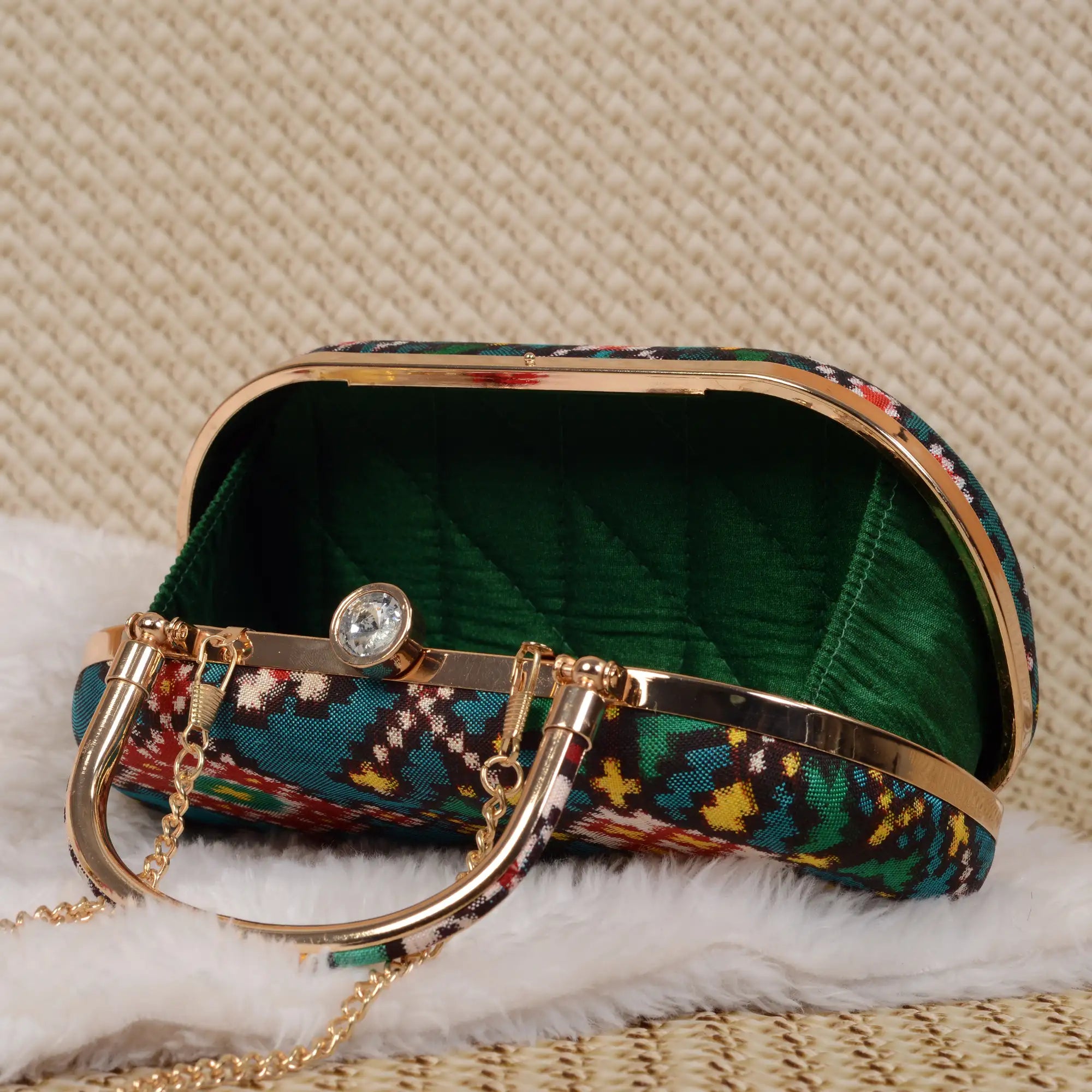 Double Ikat Patola Clutch