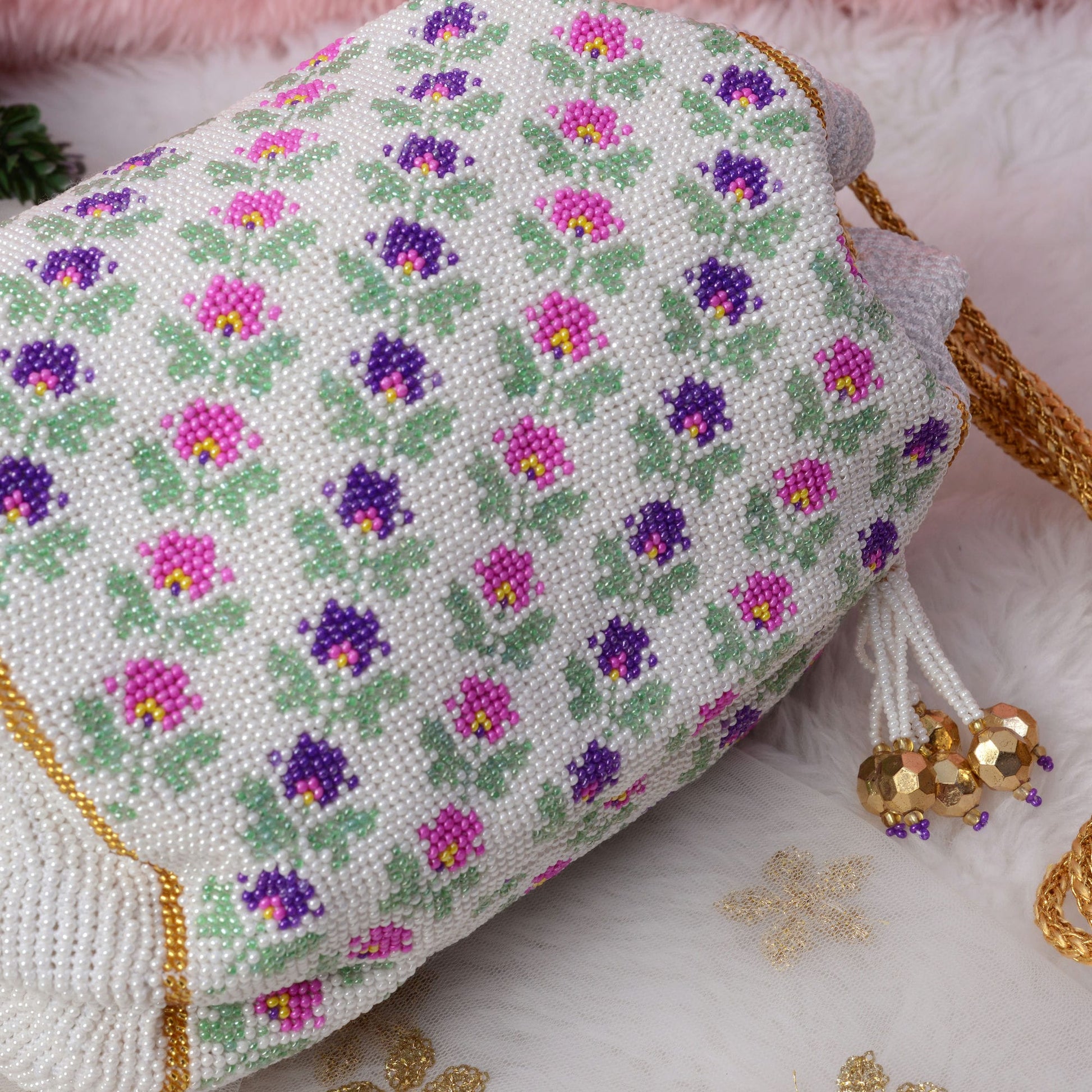 Moti Patola Beaded Batva
