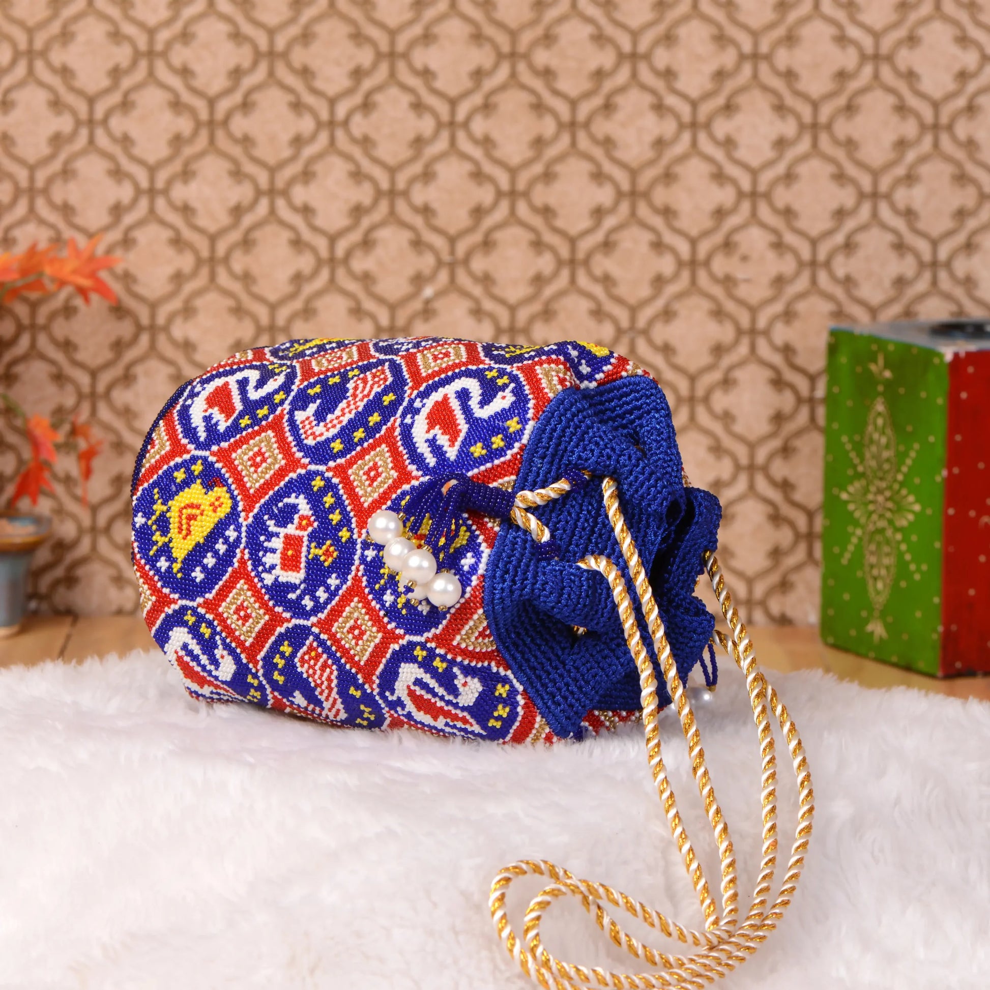 Patola Beaded Batva