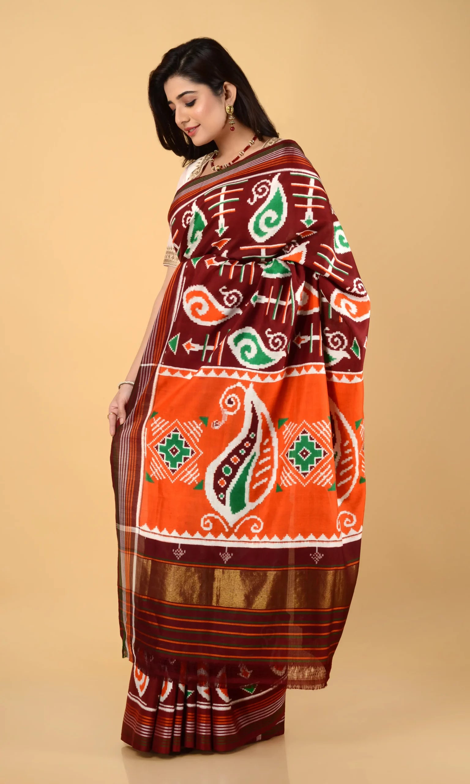 Double Ikat Patola Saree