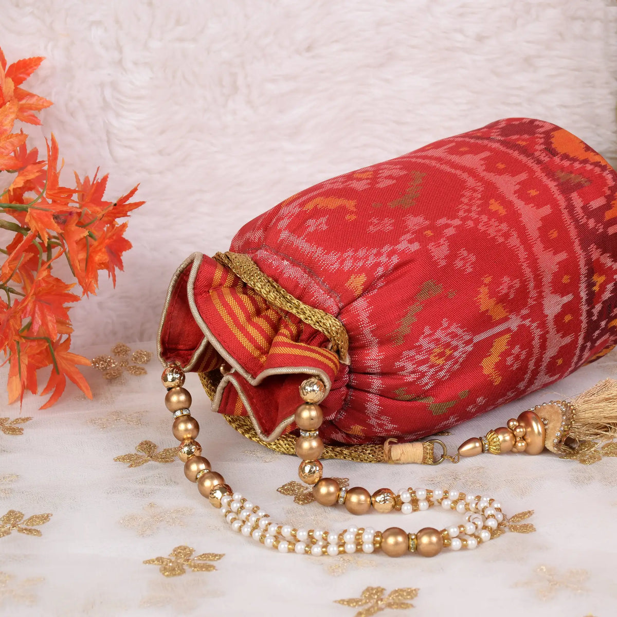 Red Batwa Single Ikat Patola Batwa – My Store