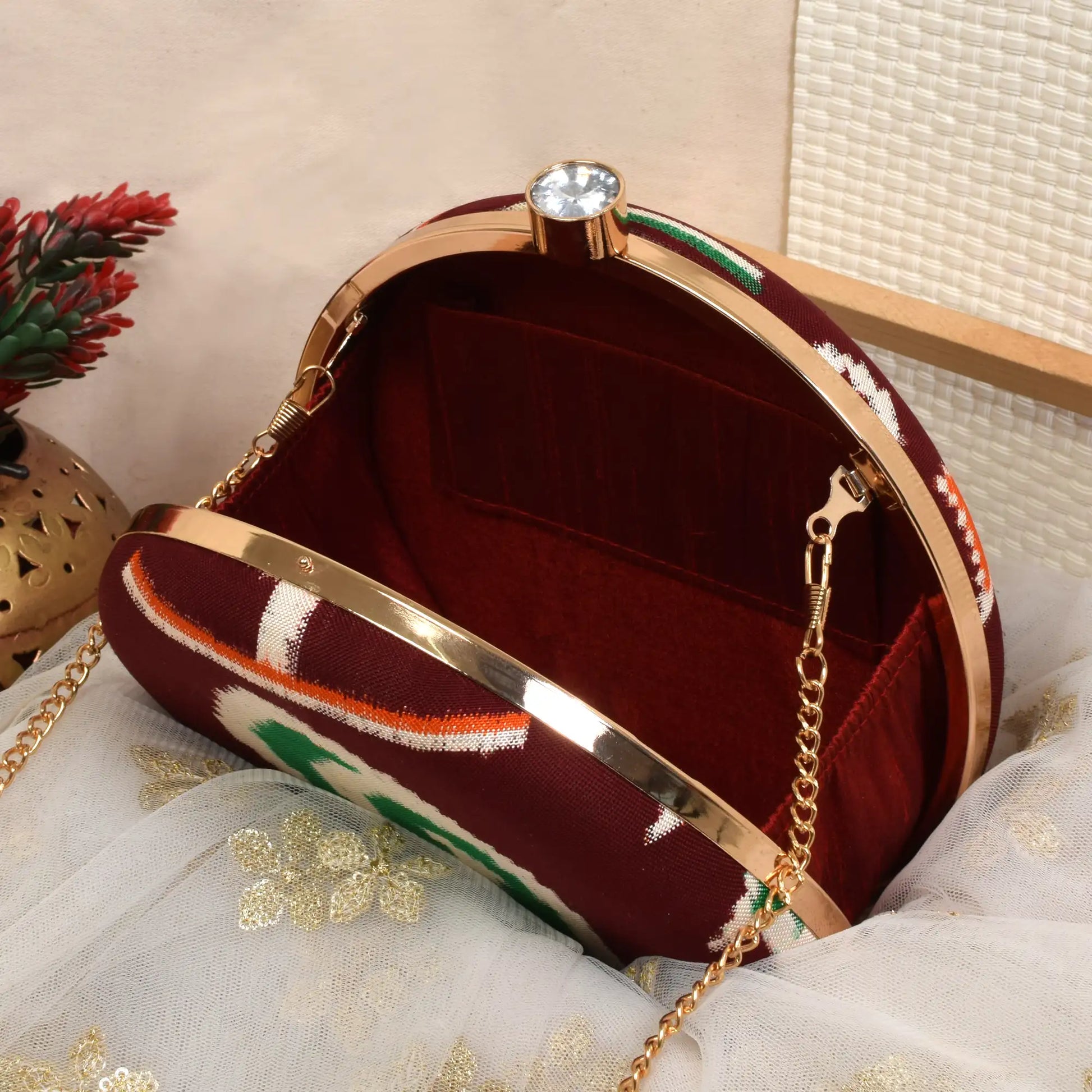Double Ikat Patola Clutch