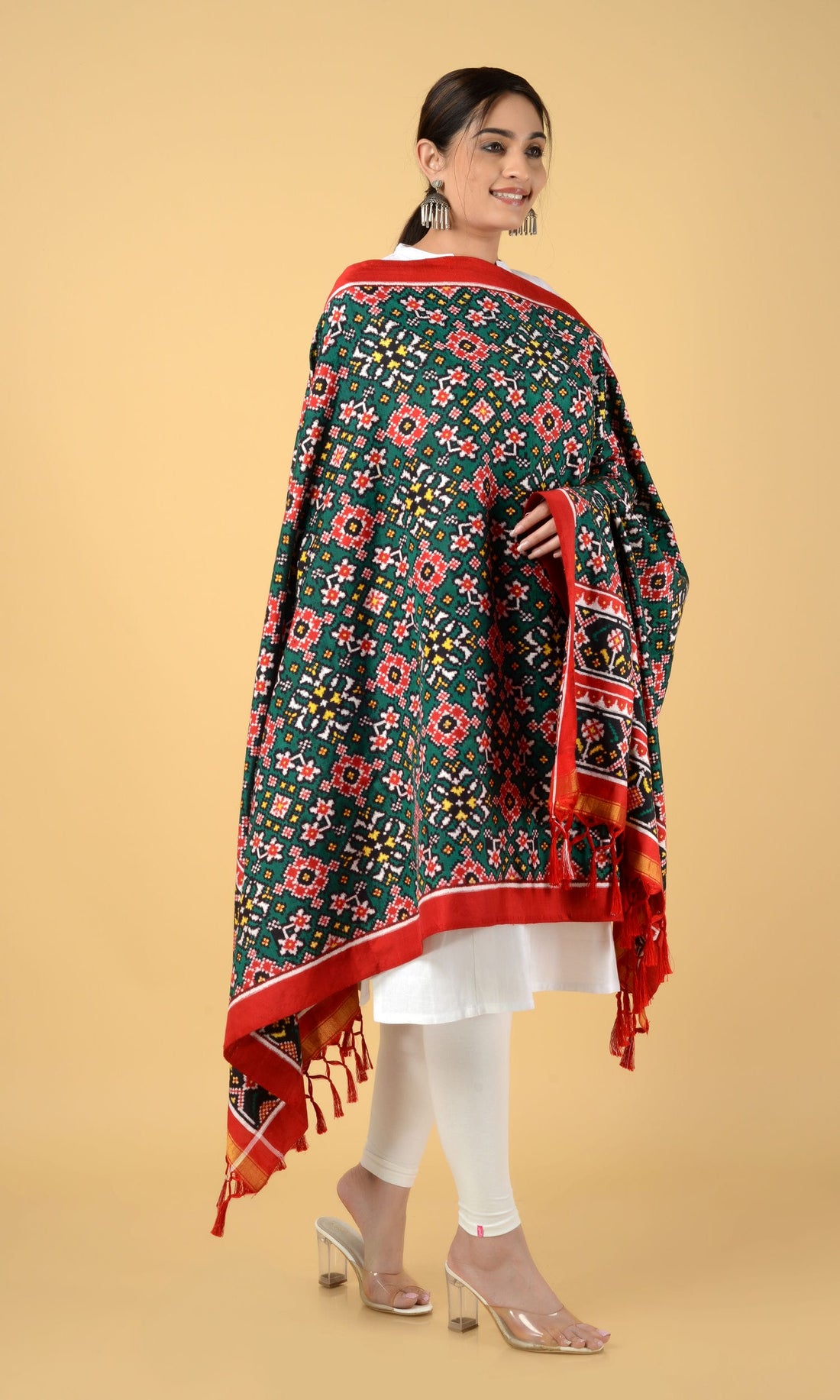 Double Ikat Patola Dupatta Nau Ratan