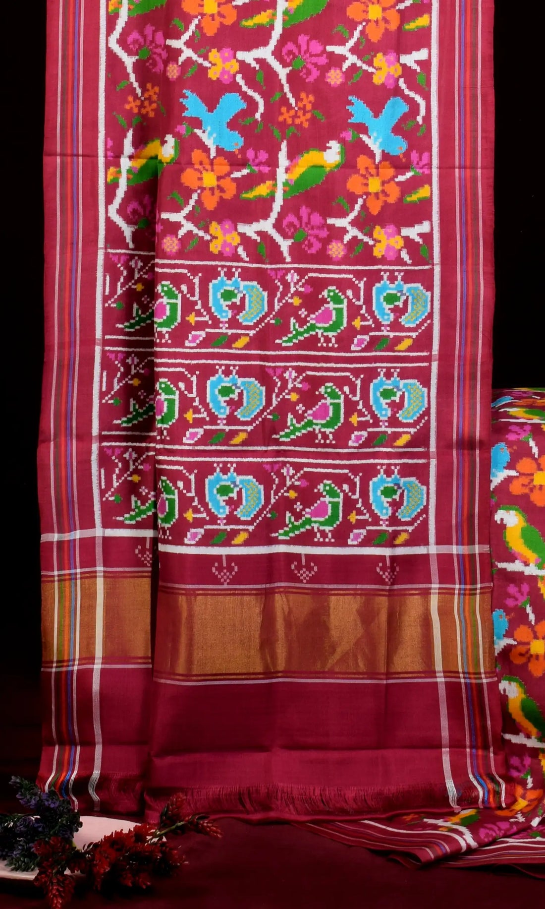 Double Ikat Patola Saree