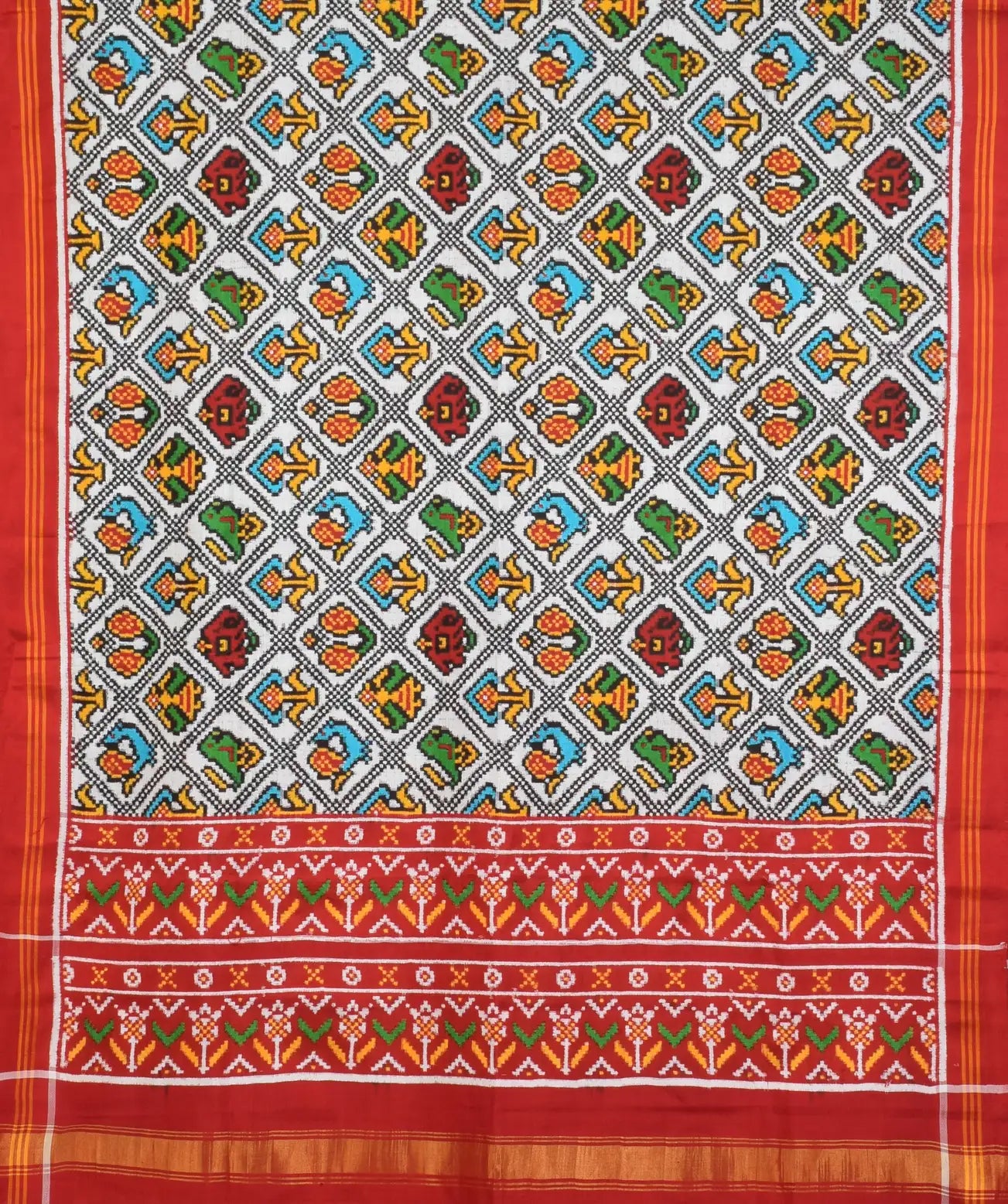 Double Ikat Patola Dupatta