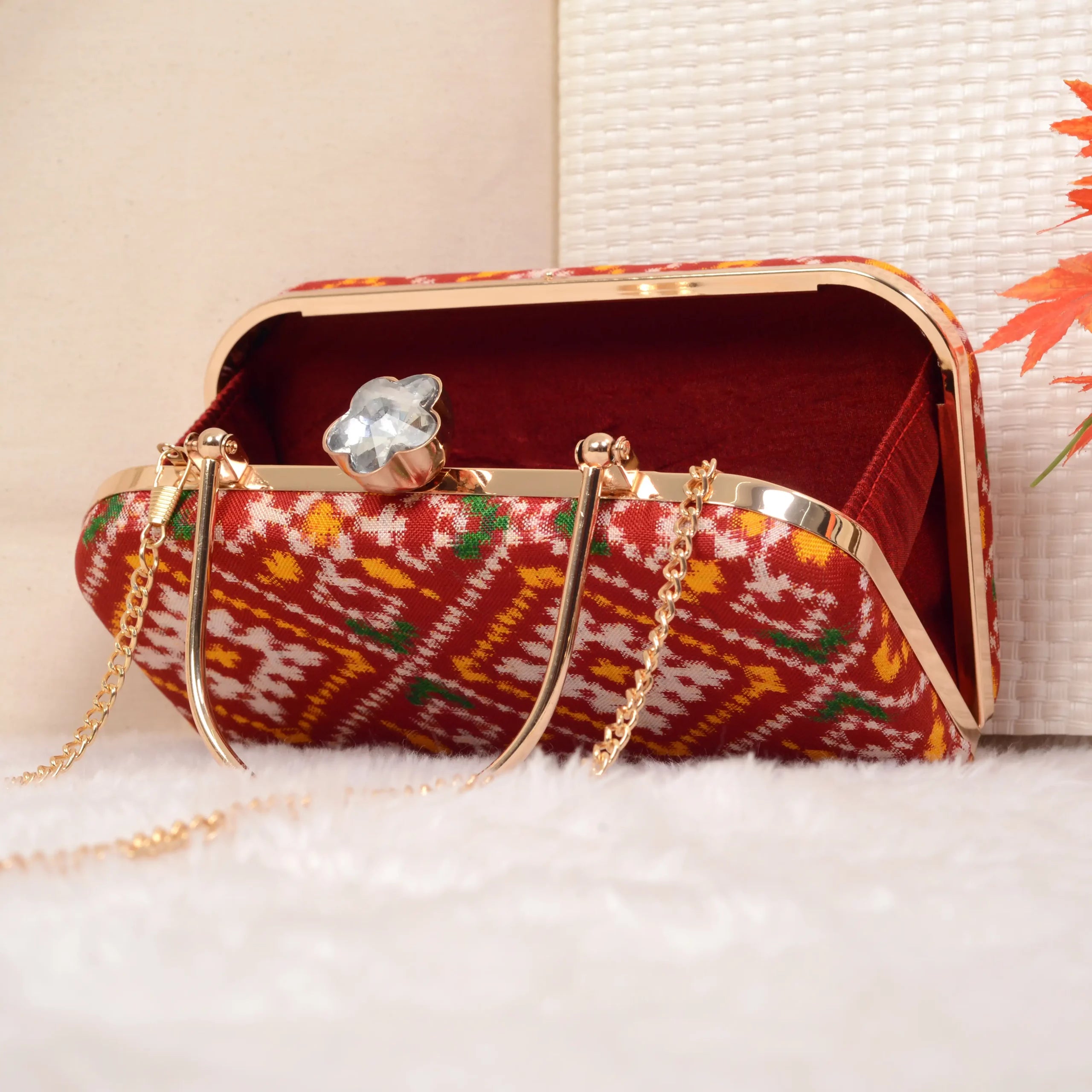 Double Ikat Patola Clutch
