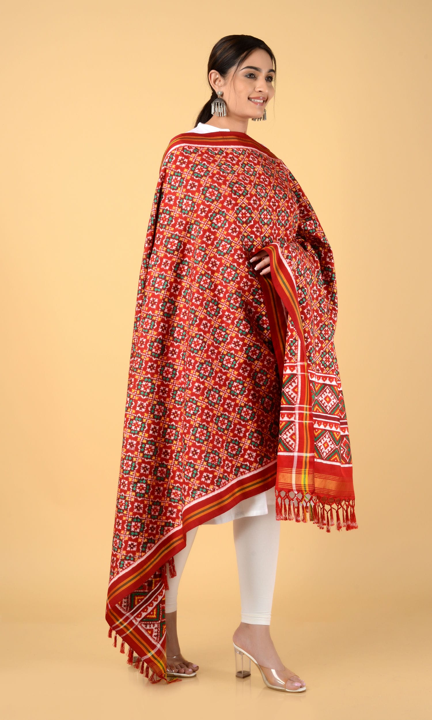 Double Ikat Patola Dupatta Chanda