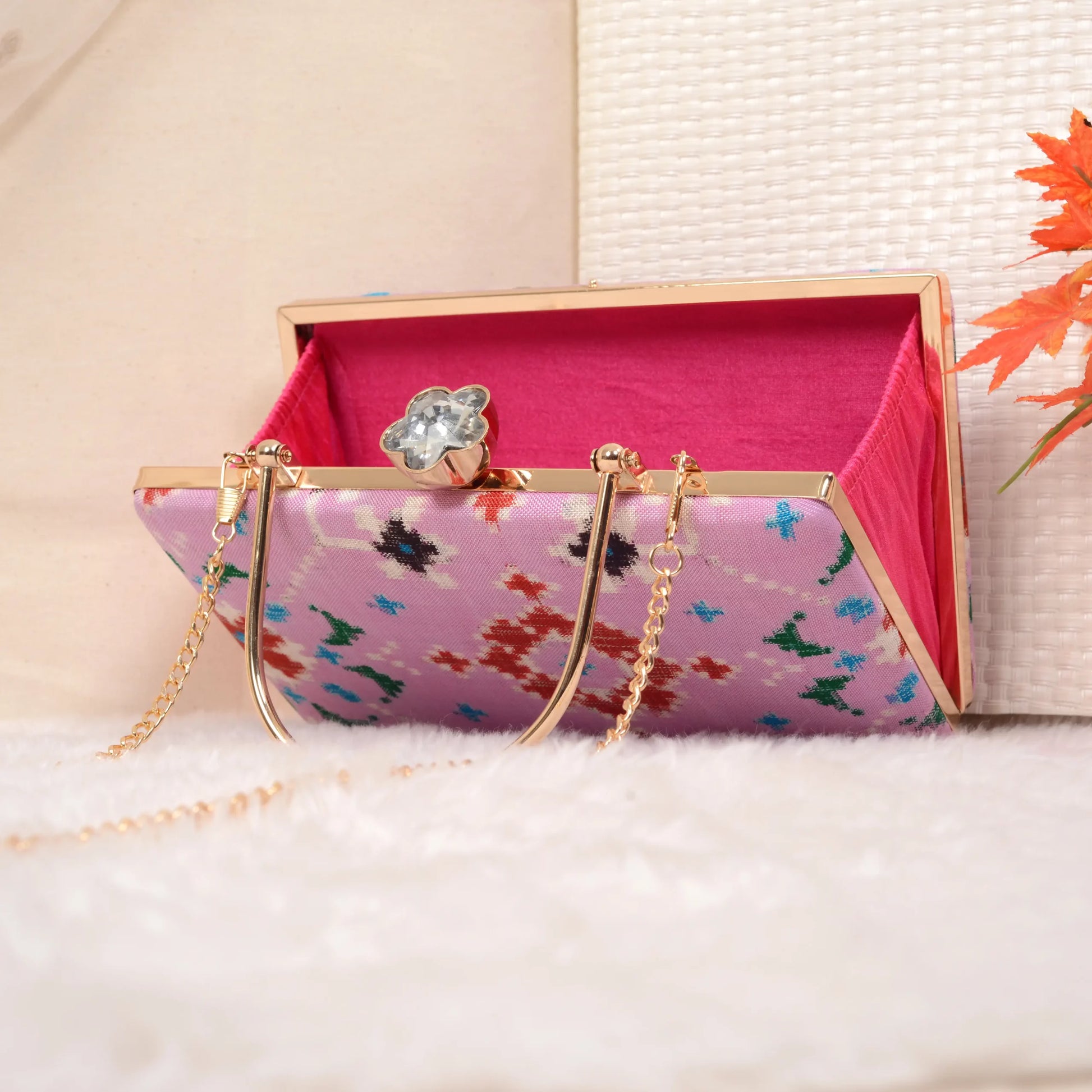 Double Ikat Patola Clutch