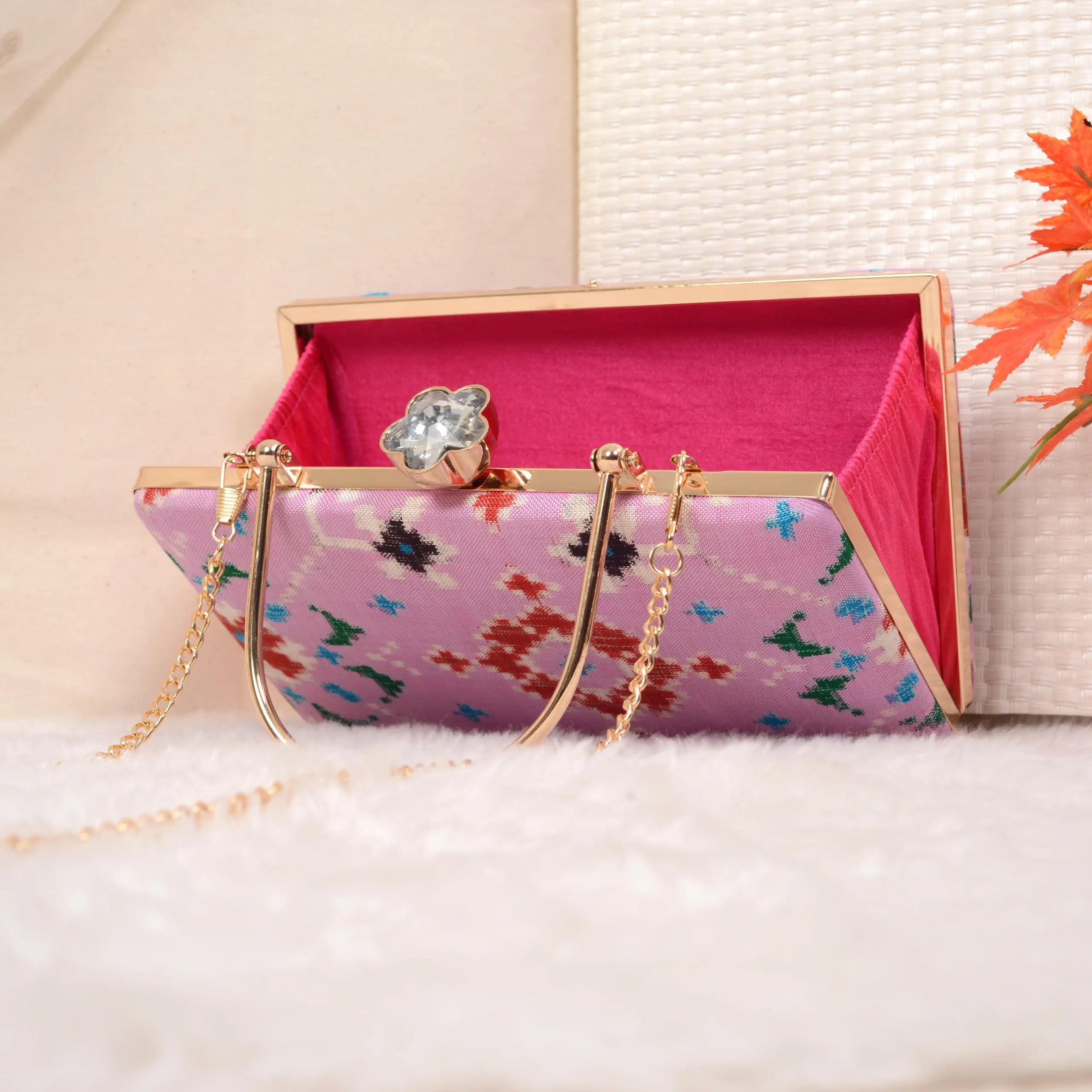 Double Ikat Patola Clutch