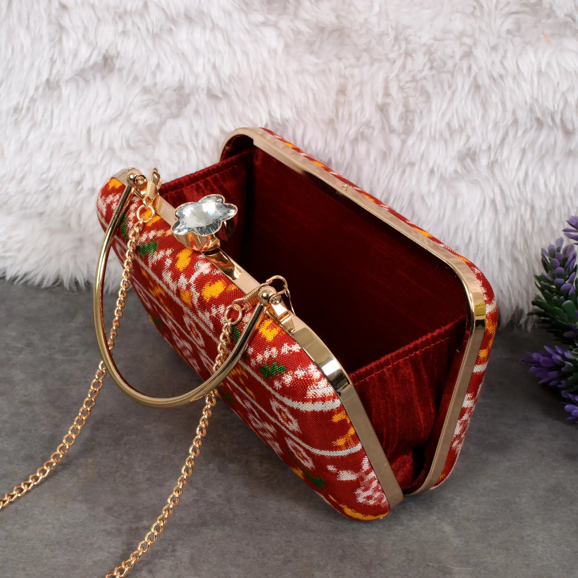 Double Ikat Patola Clutch