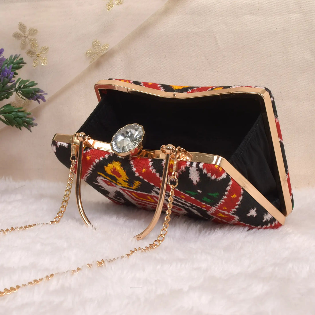 Double Ikat Patola Clutch