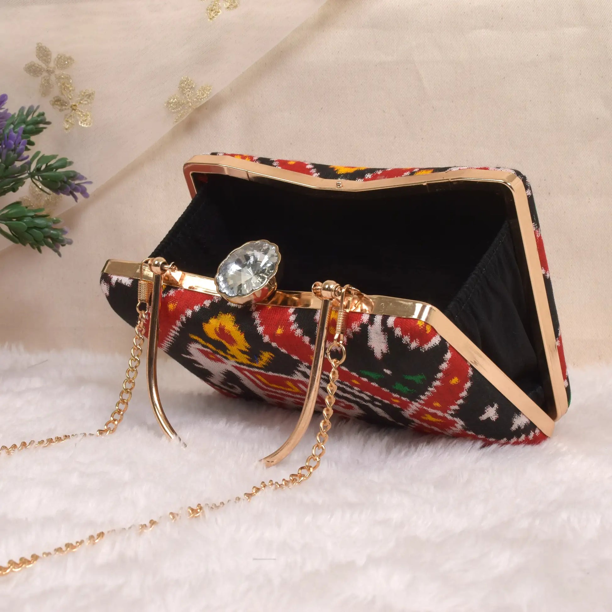 Double Ikat Patola Clutch