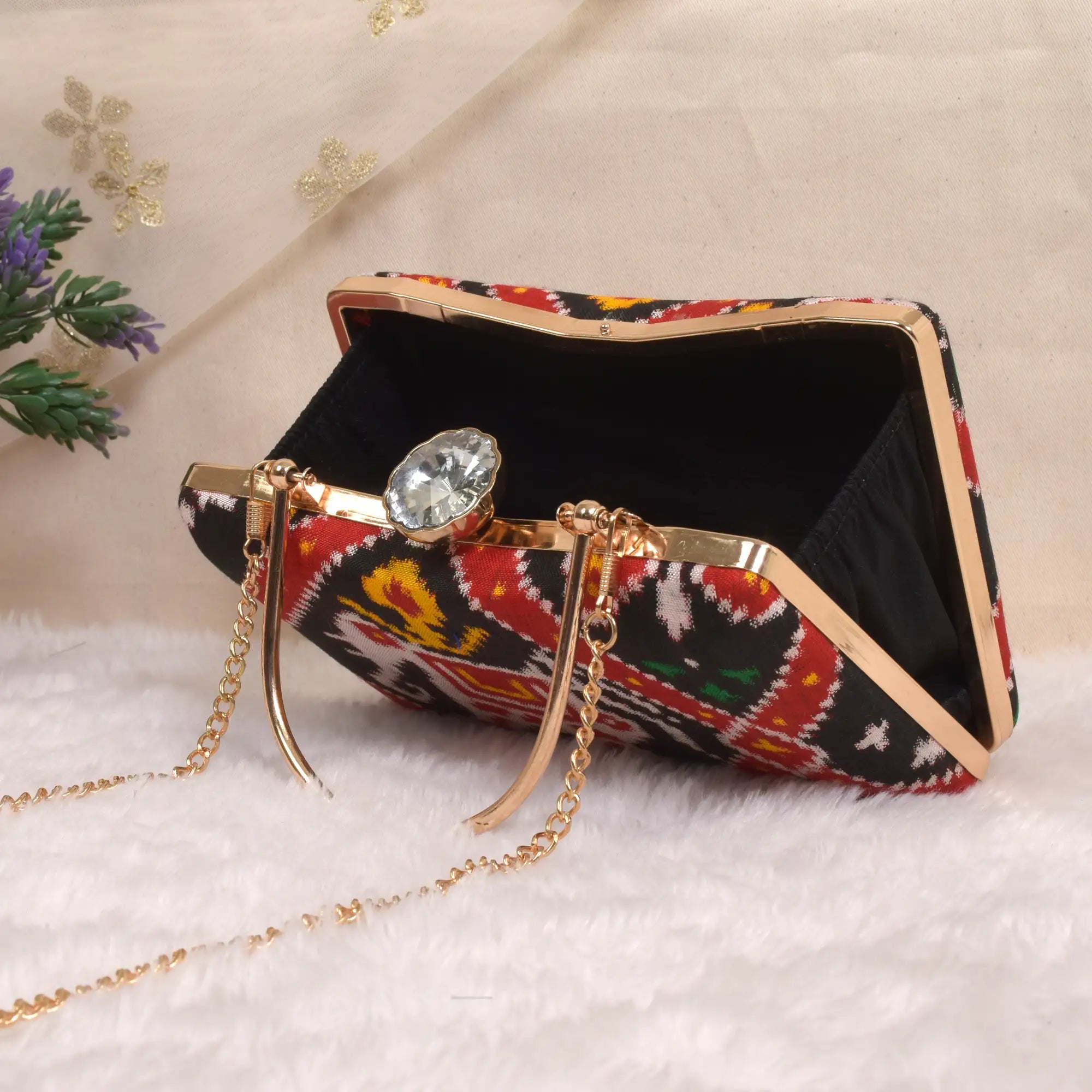 Double Ikat Patola Clutch