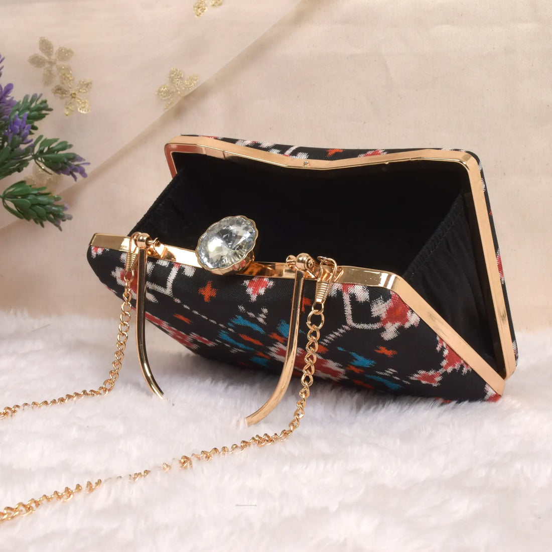 Double Ikat Patola Clutch