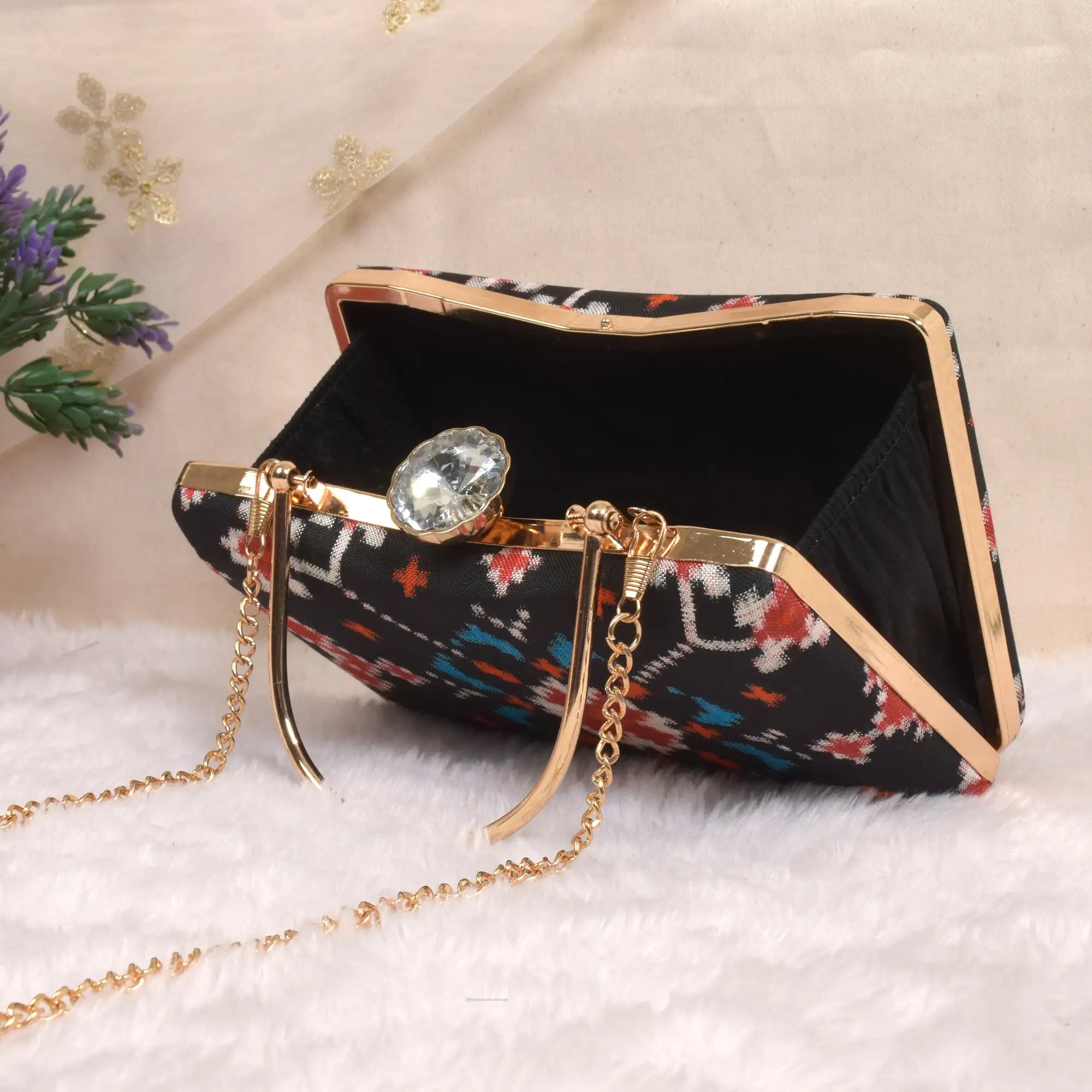 Double Ikat Patola Clutch