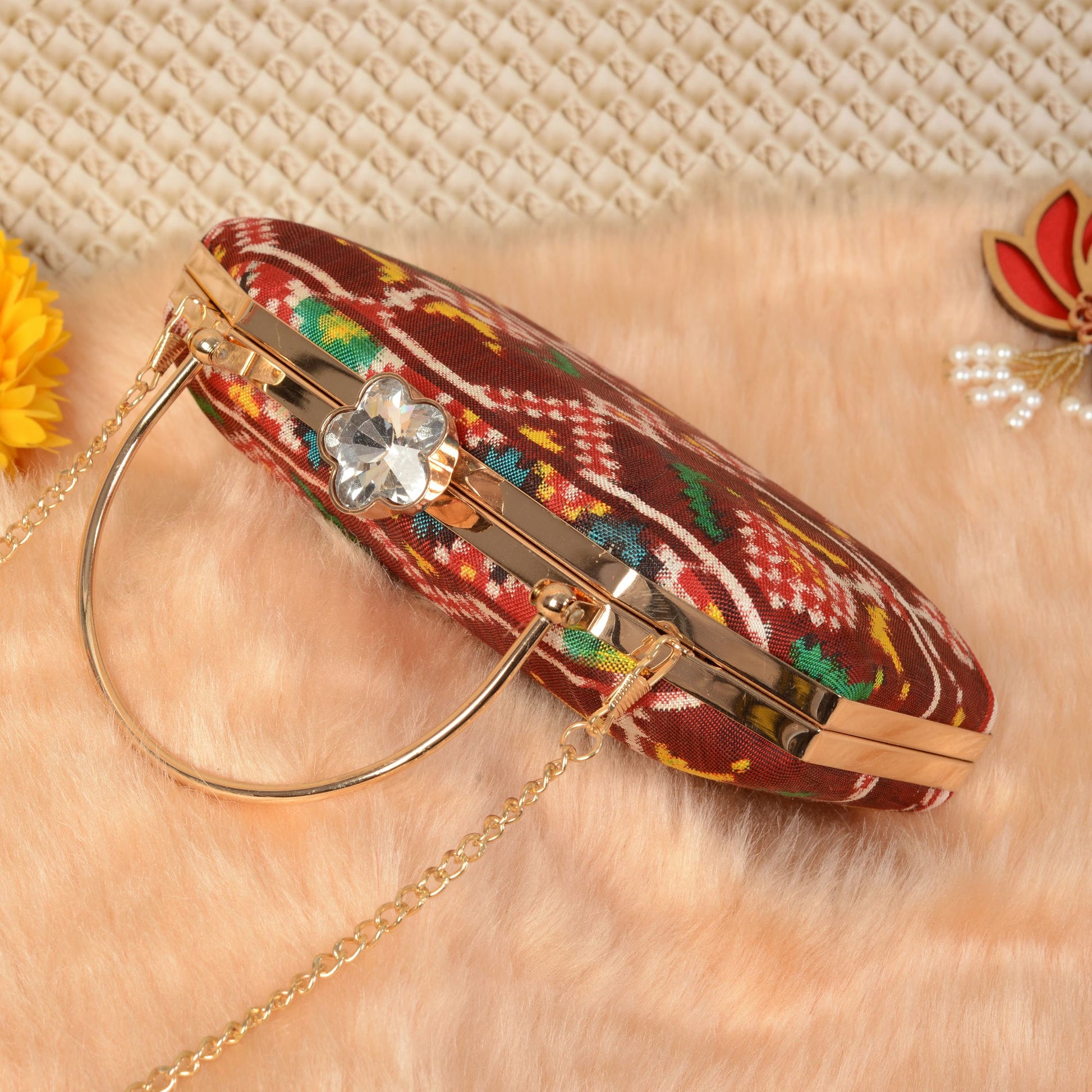 Double Ikat Patola Clutch