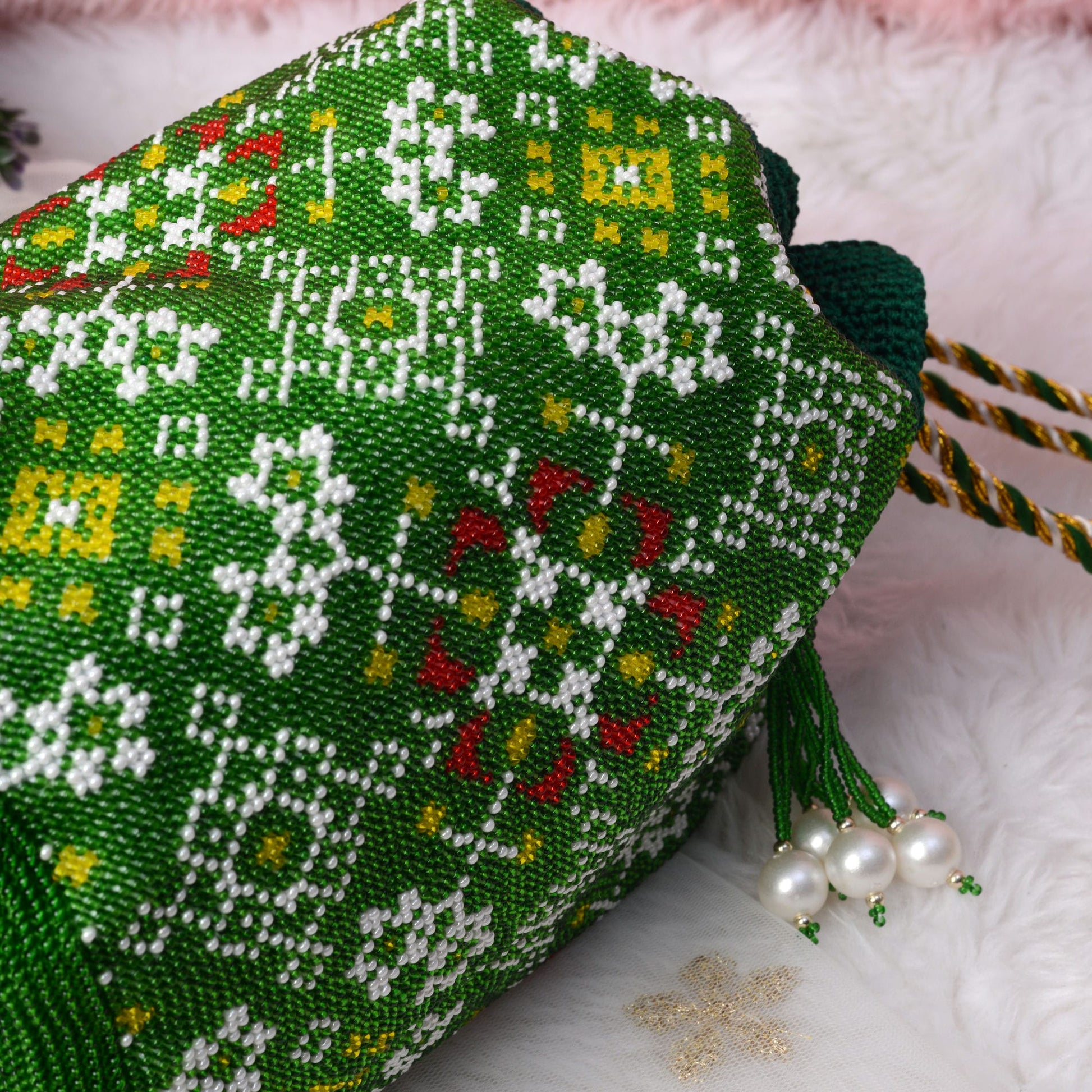 Moti Patola Beaded Batva