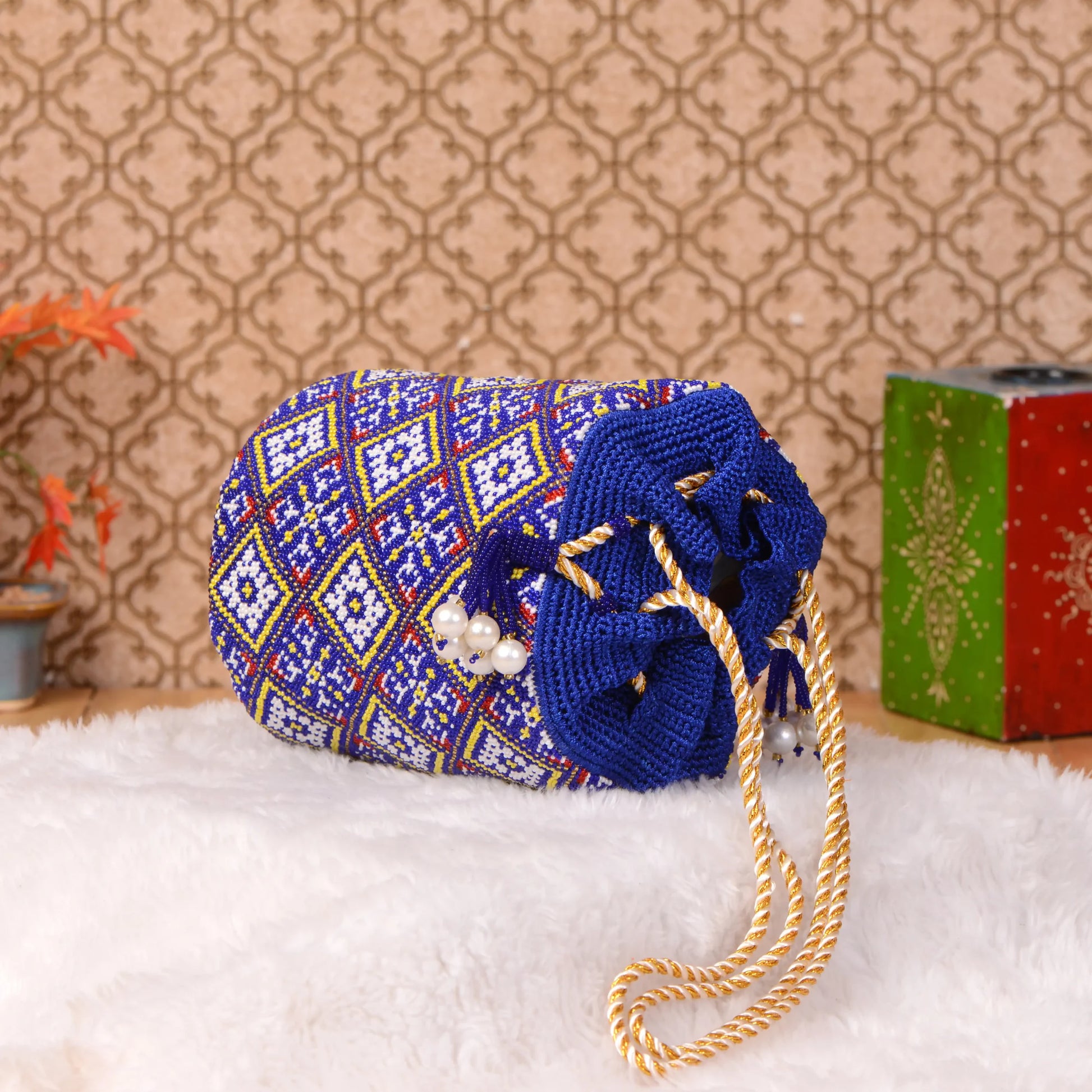 Patola Beaded Batva
