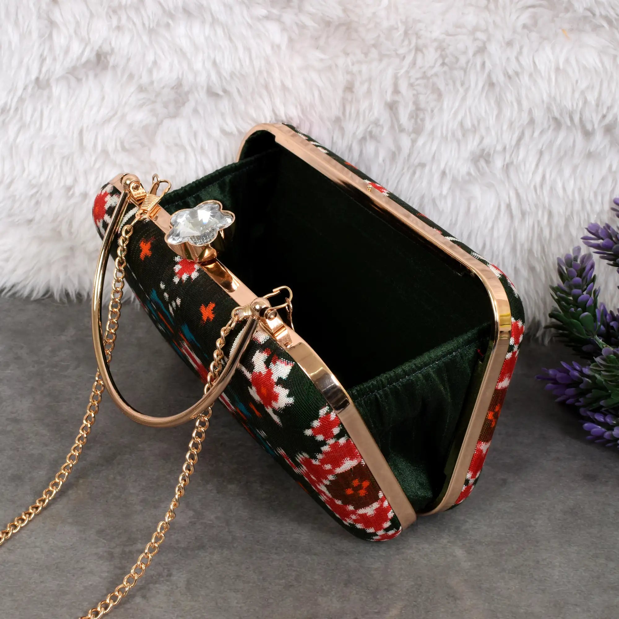 Double Ikat Patola Clutch