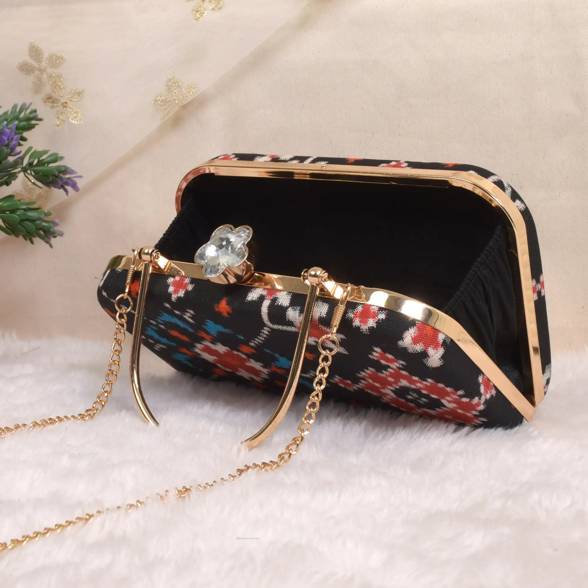 Double Ikat Patola Clutch