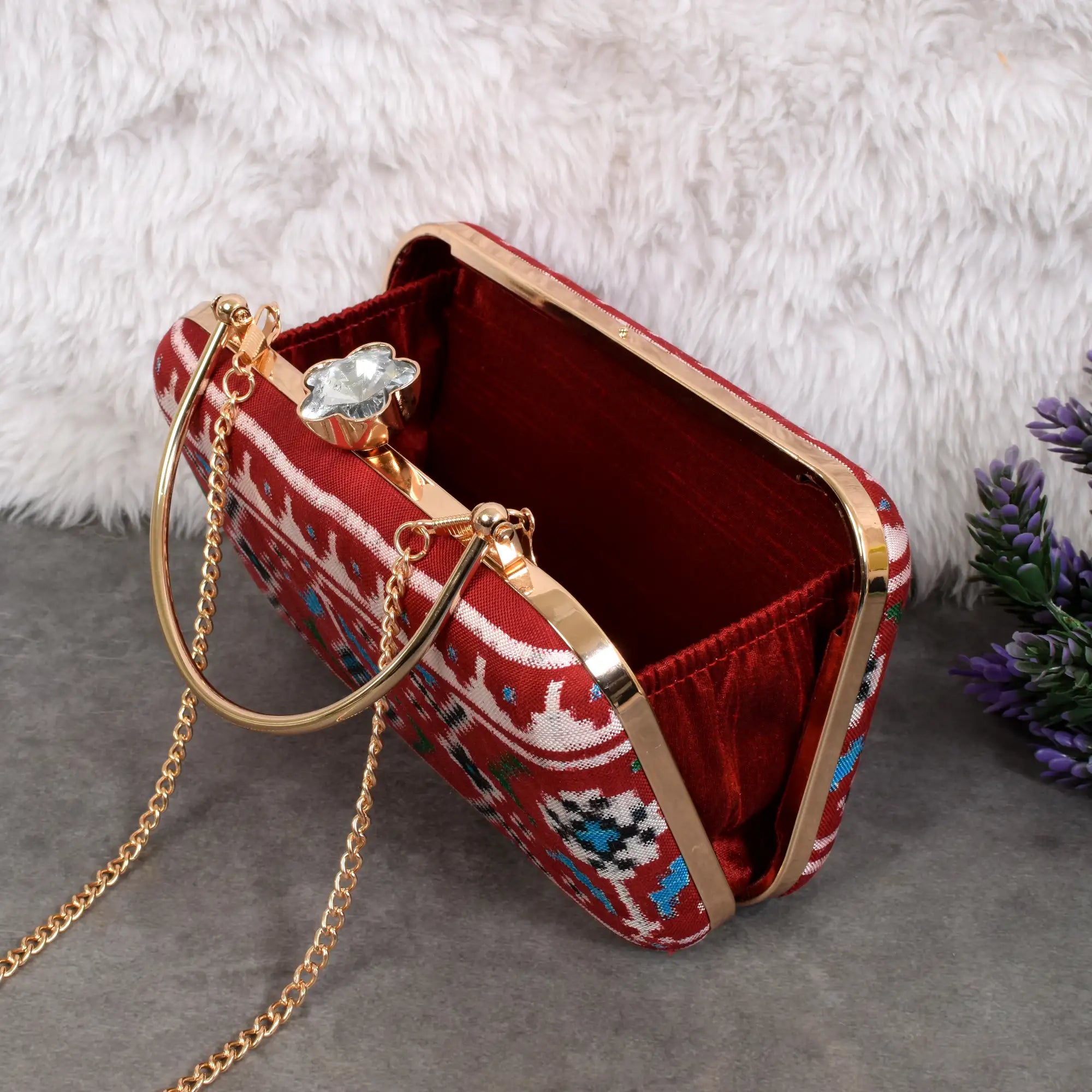 Double Ikat Patola Clutch