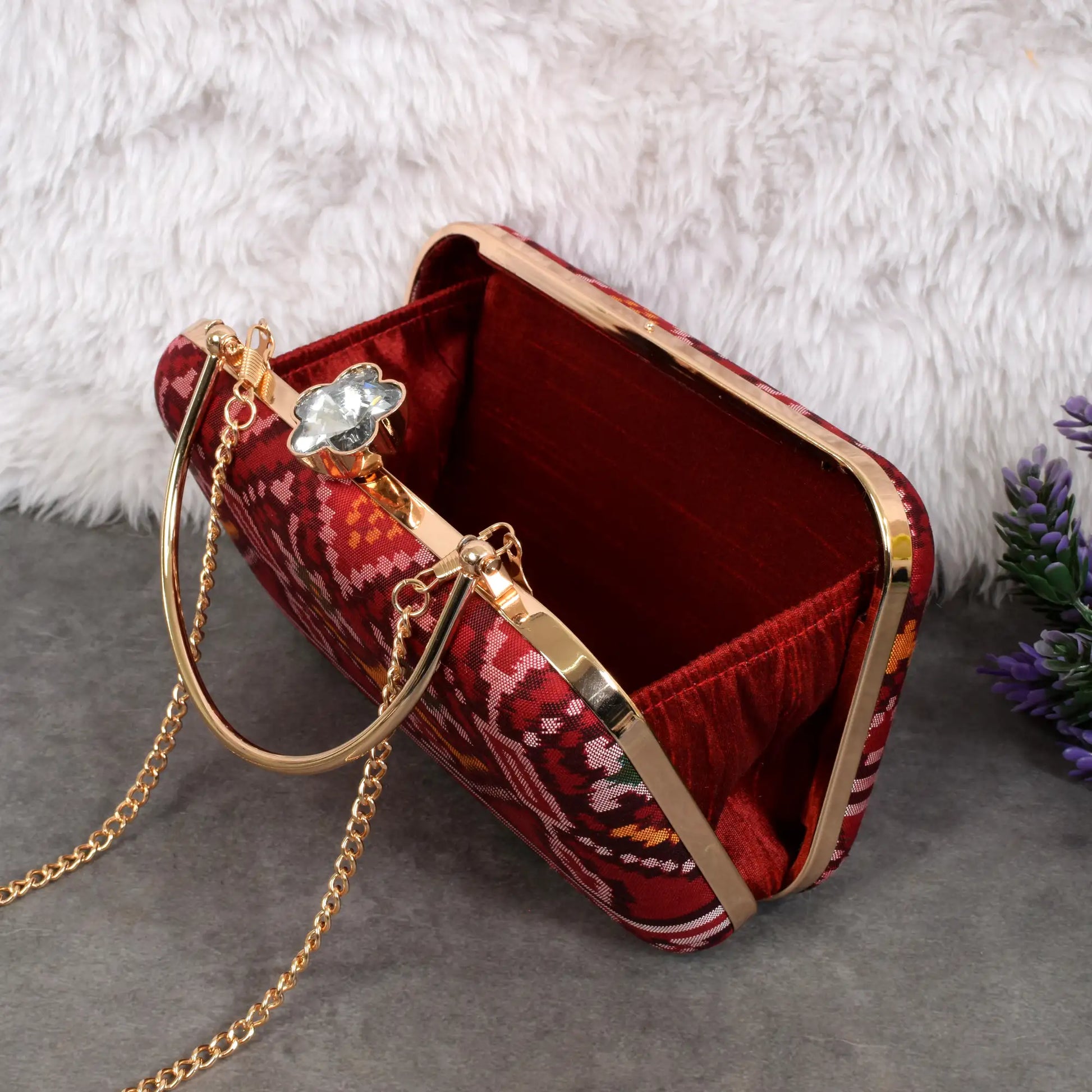 Double Ikat Patola Clutch
