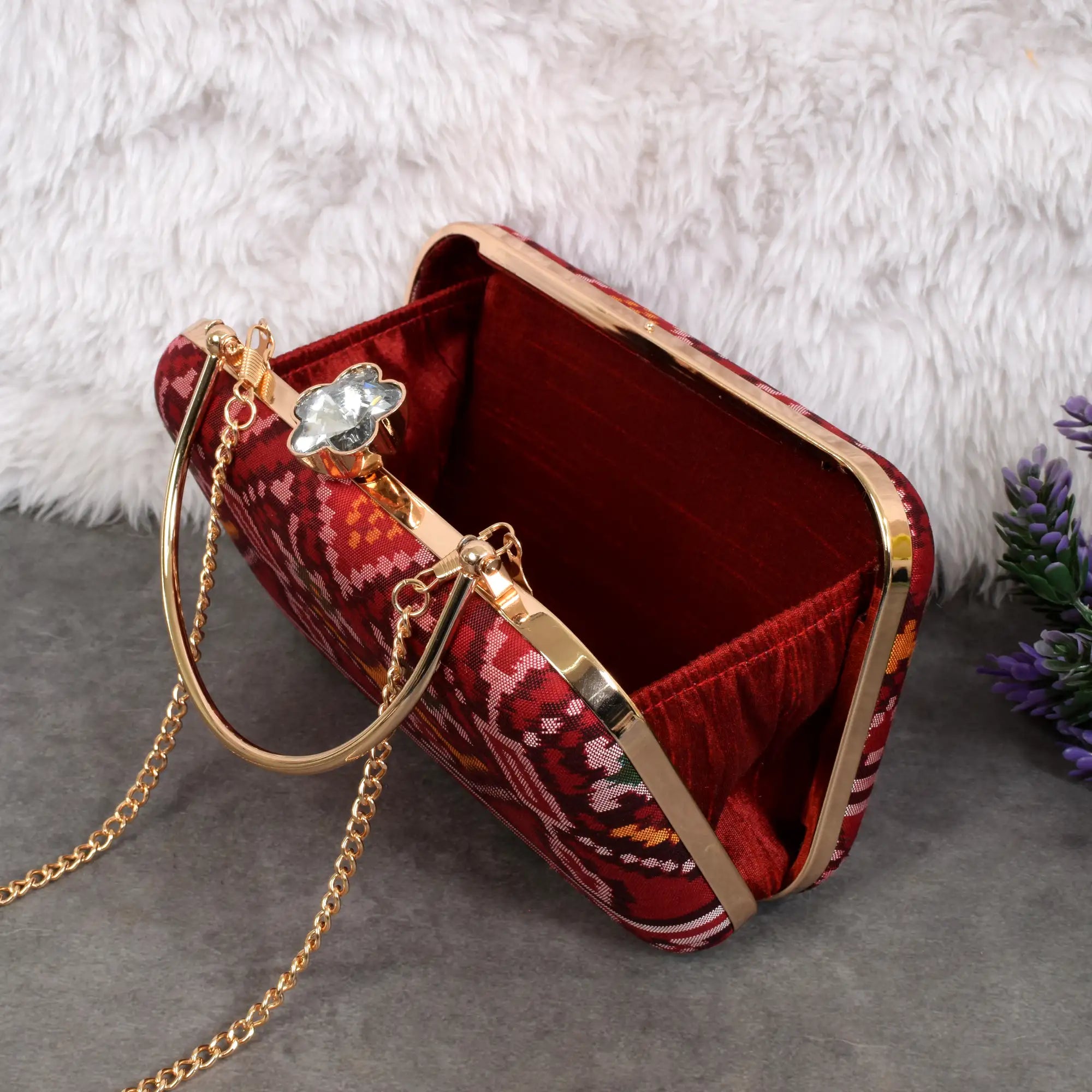 Double Ikat Patola Clutch