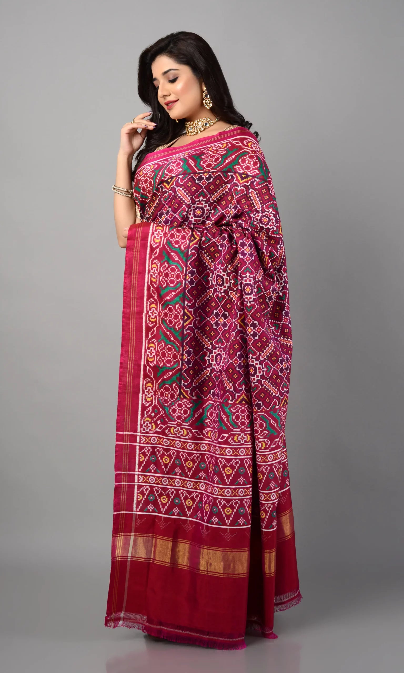 Double Ikat Patola Saree