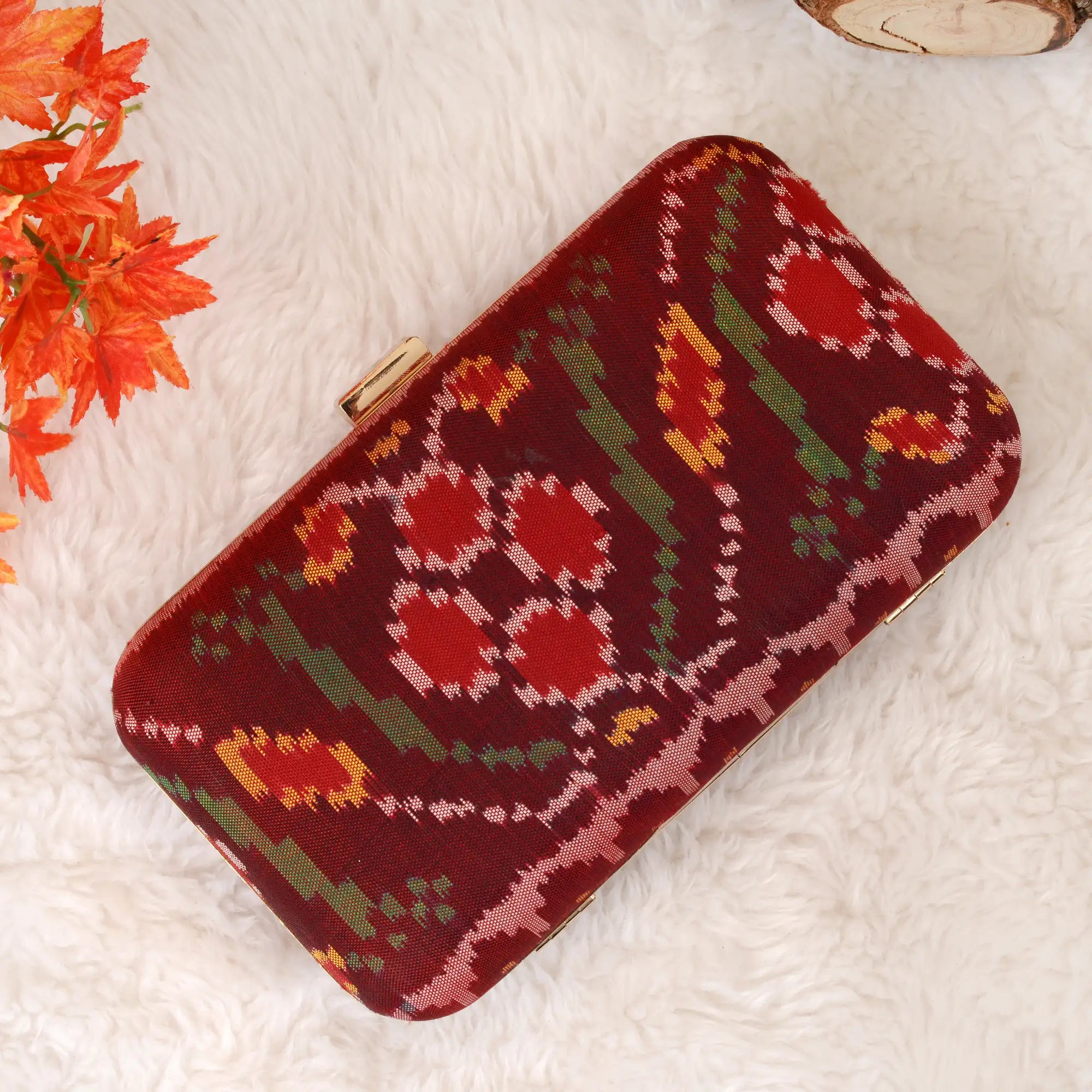 Single Ikat Patola Clutch