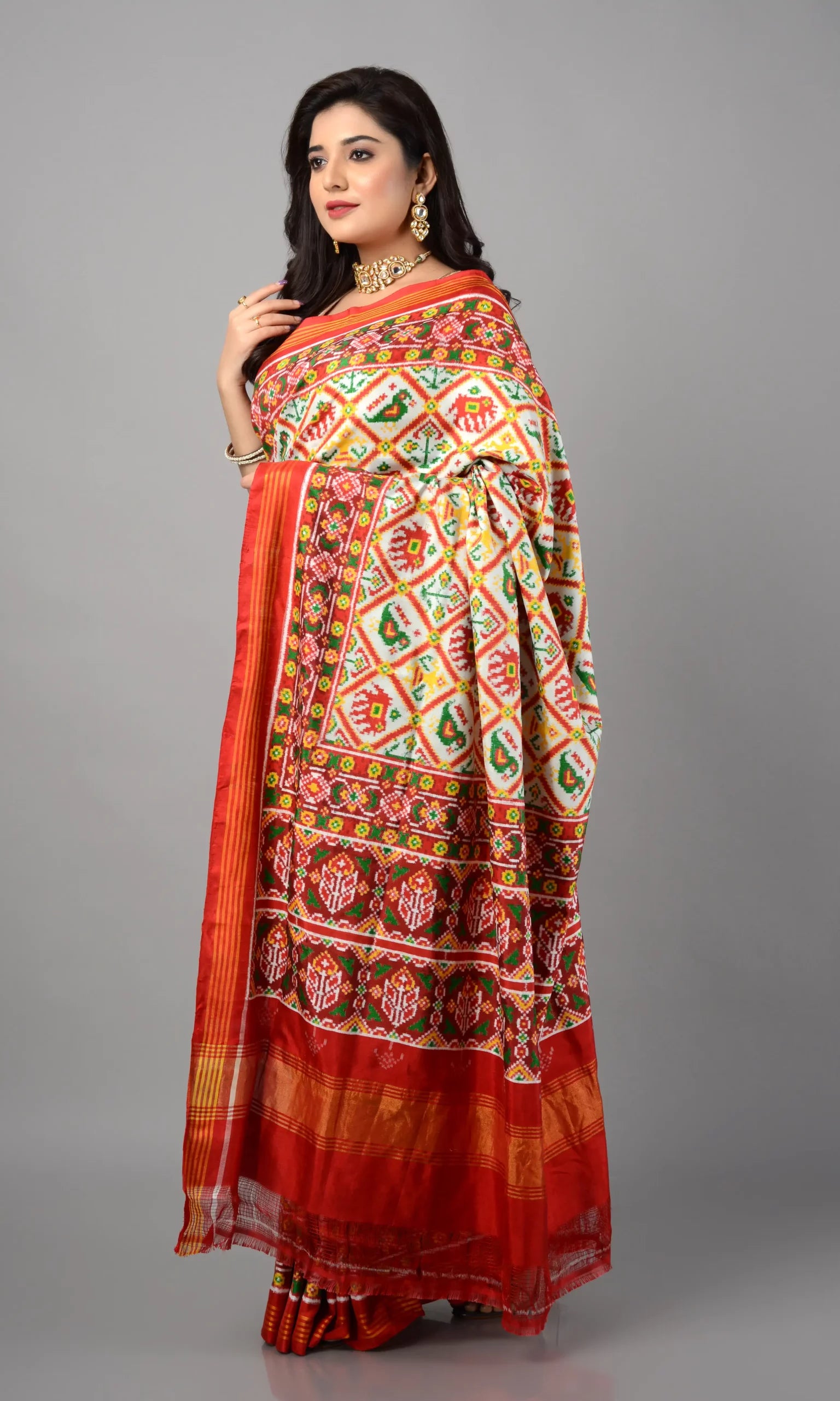Double Ikat Patola Saree