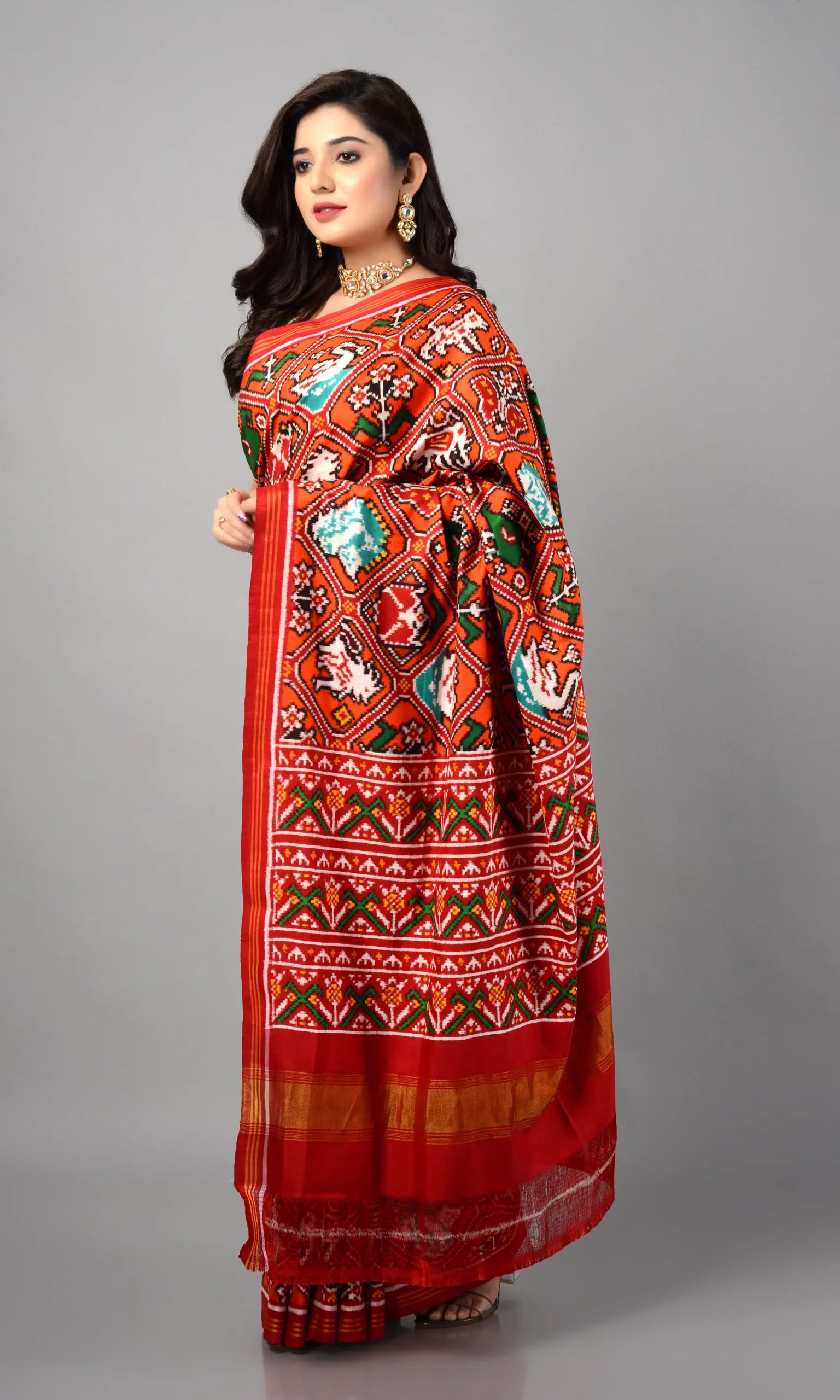 Double Ikat Patola Saree