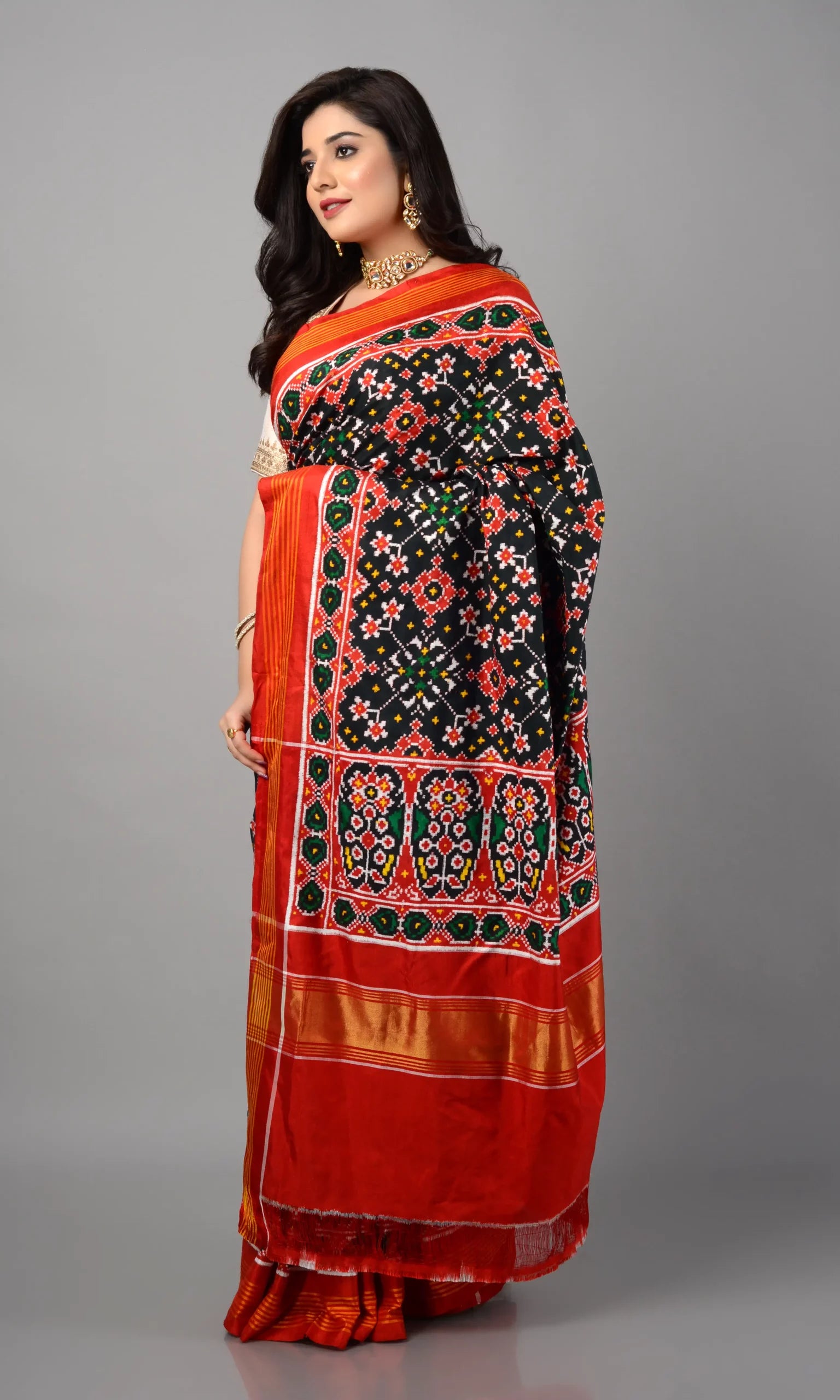 Double Ikat Patola Saree