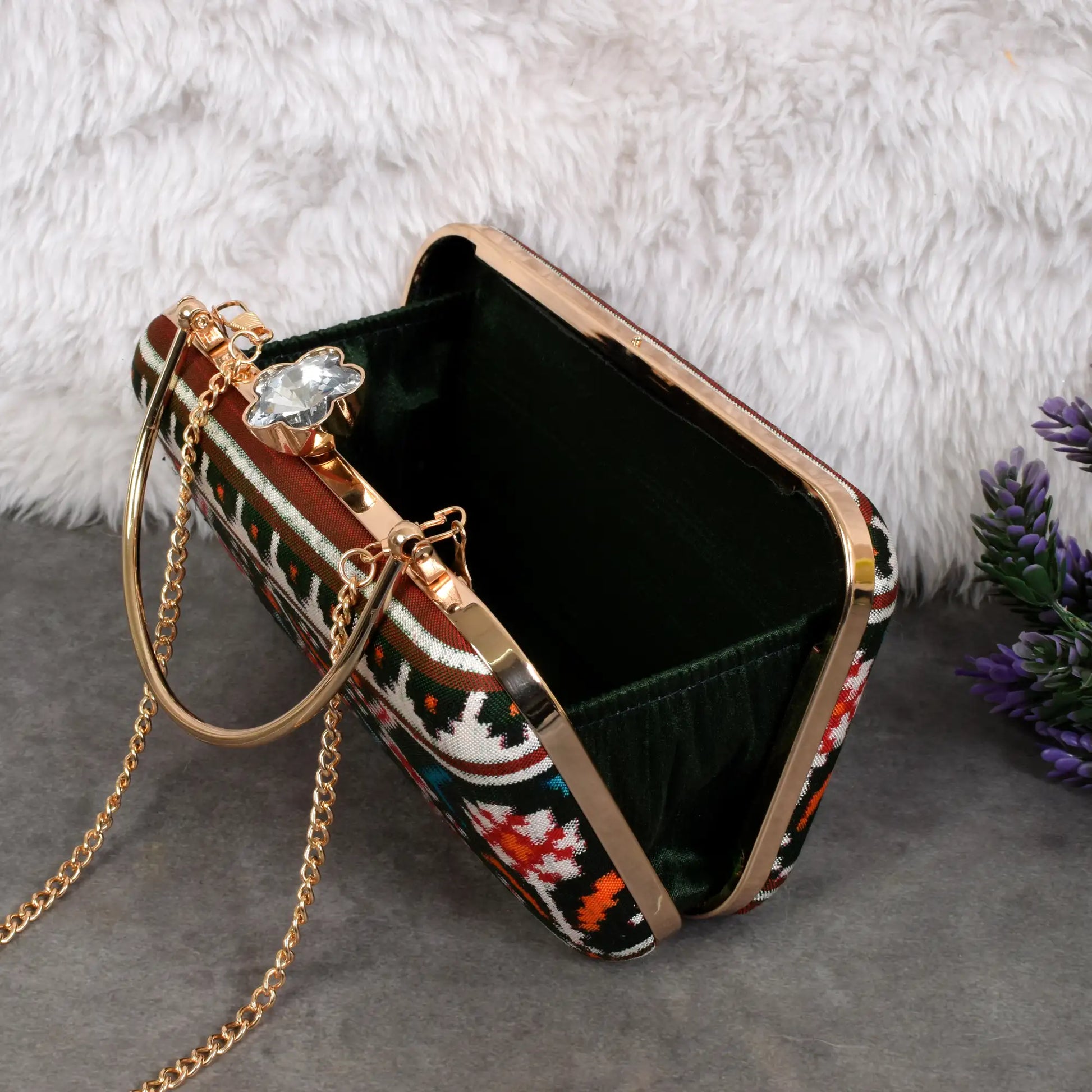 Double Ikat Patola Clutch