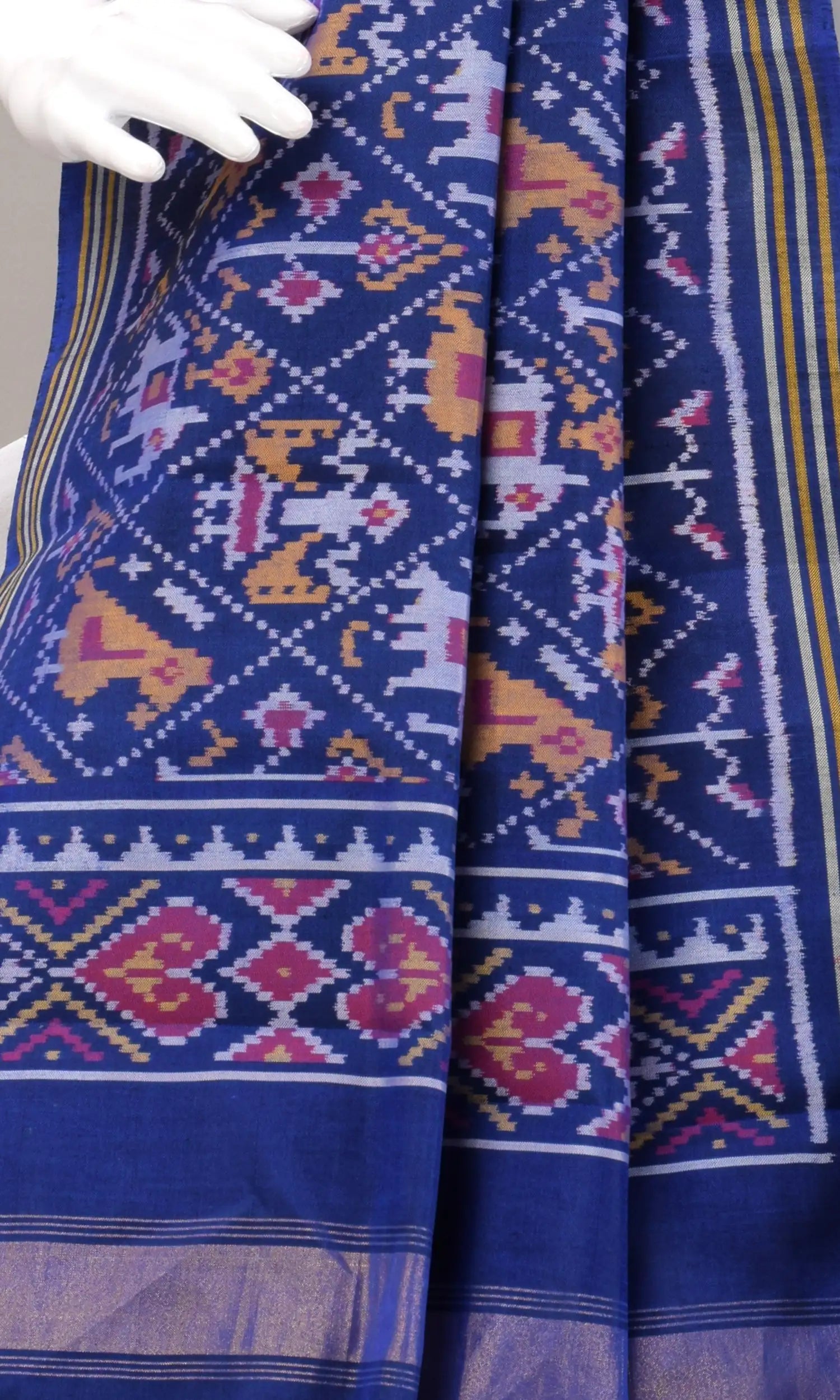 Single Ikat Patola Dupatta