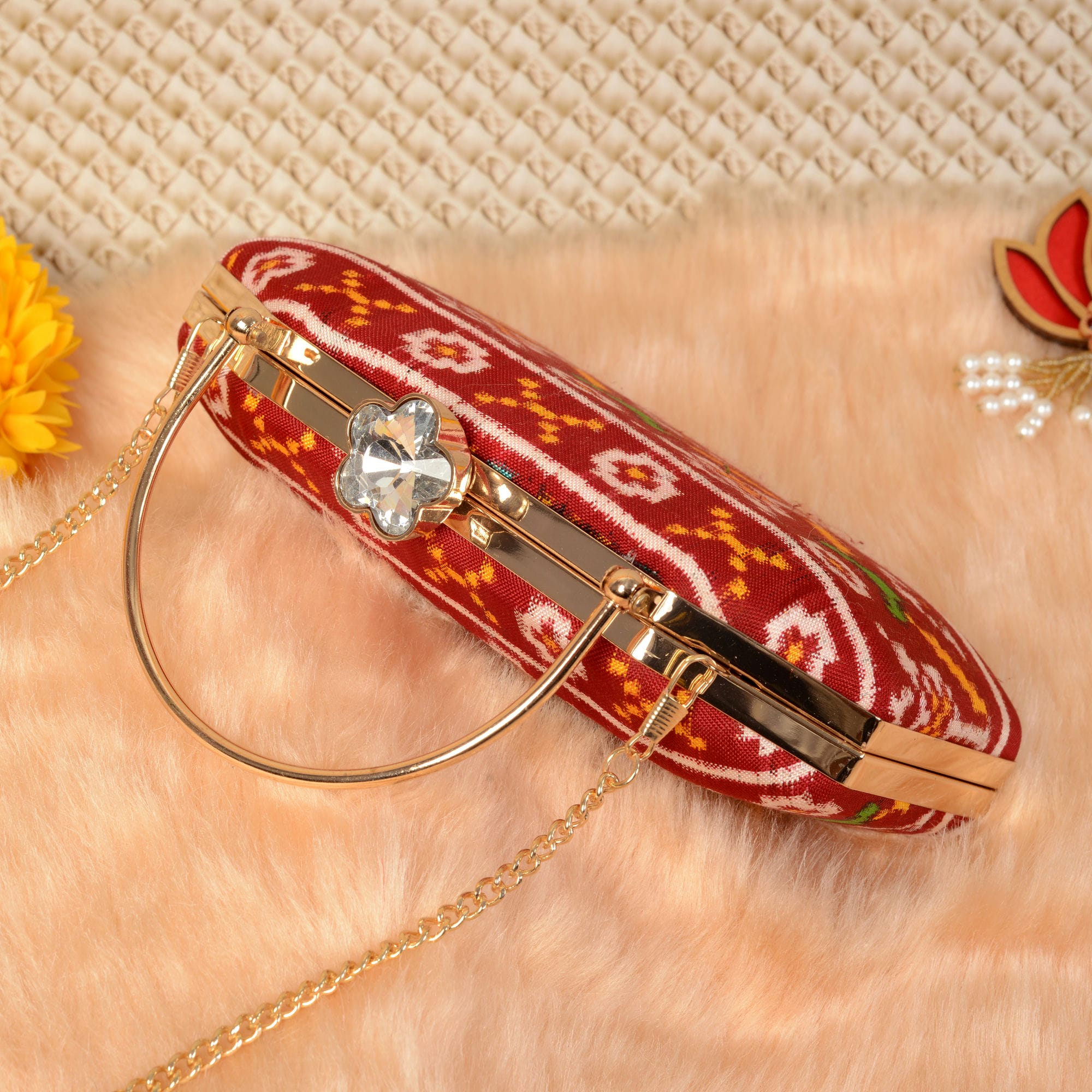 Double Ikat Patola Clutch