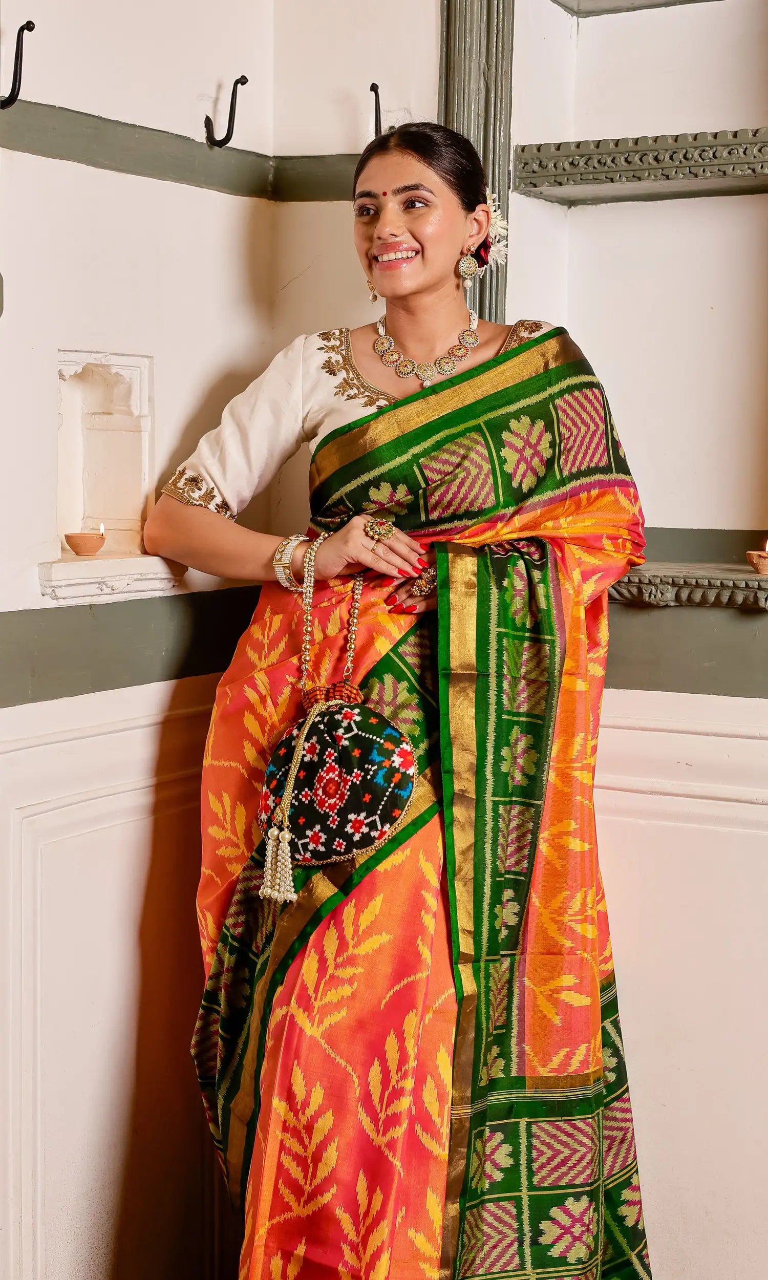 Rajkoti Patola Saree