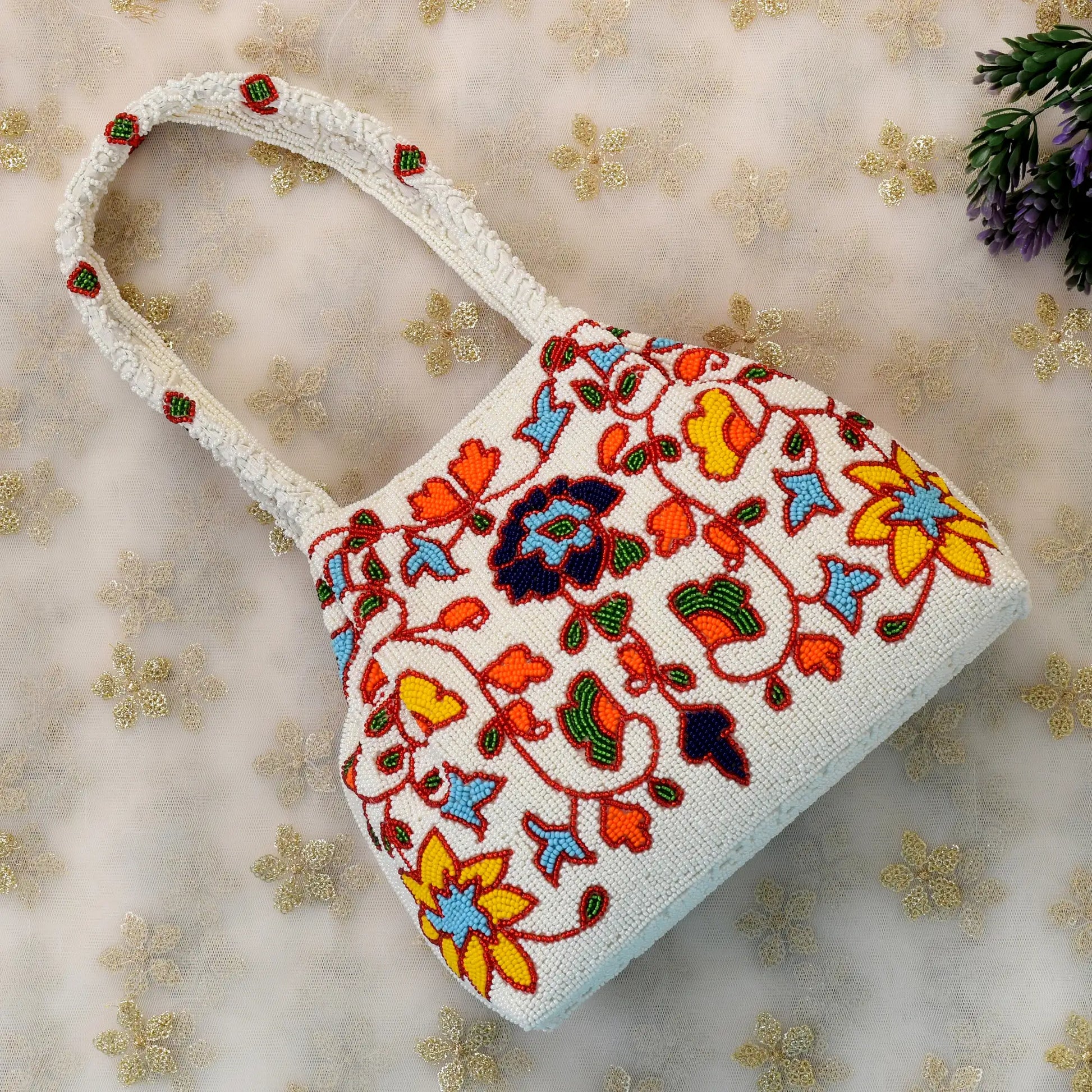 Patola Beaded Batva