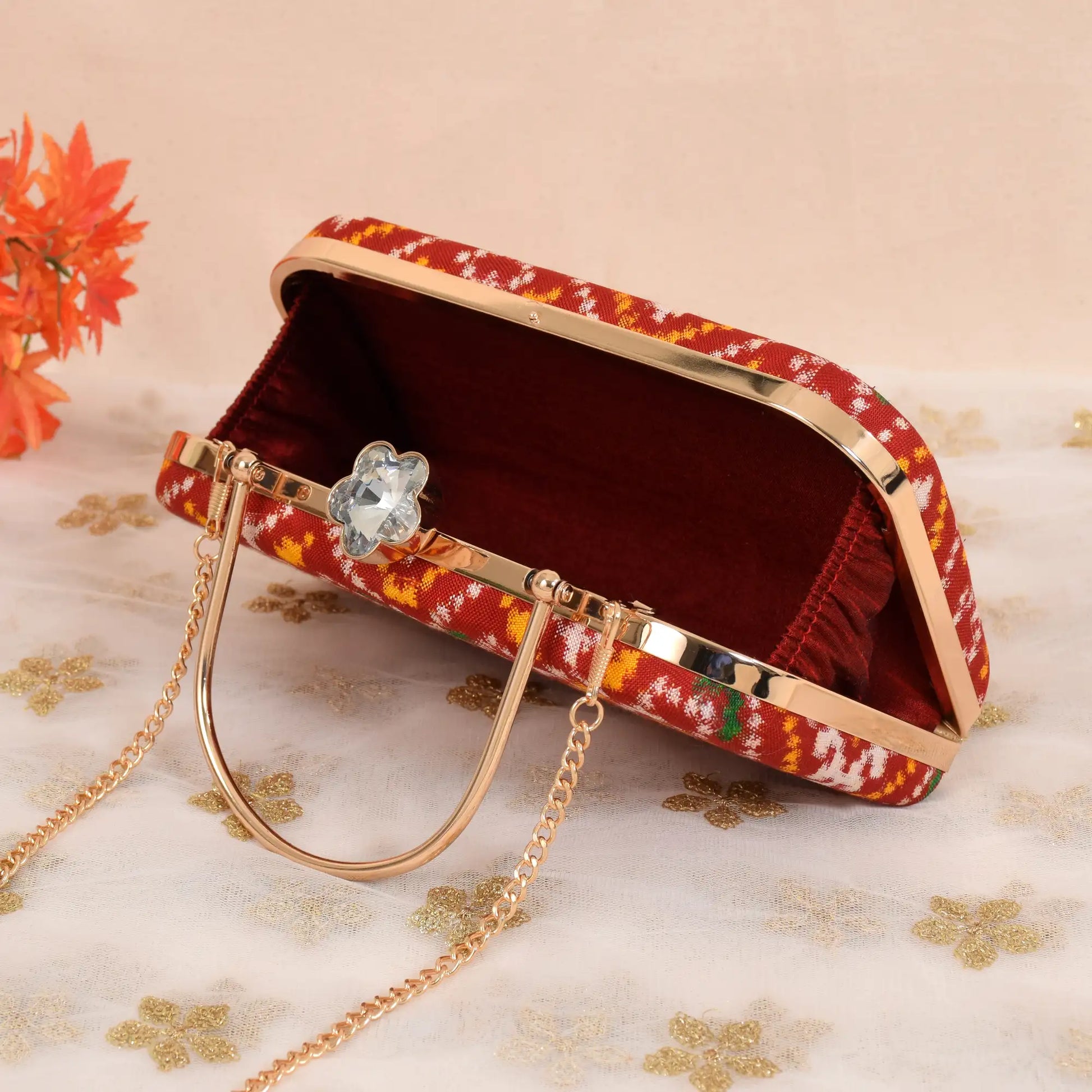 Double Ikat Patola Clutch