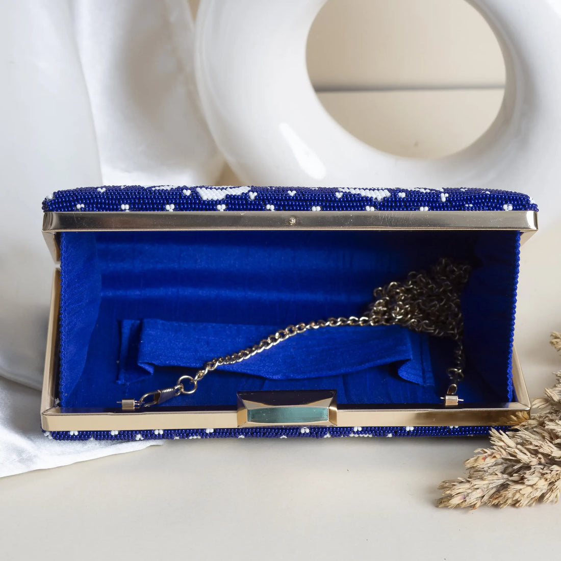 Patola Beaded Clutch