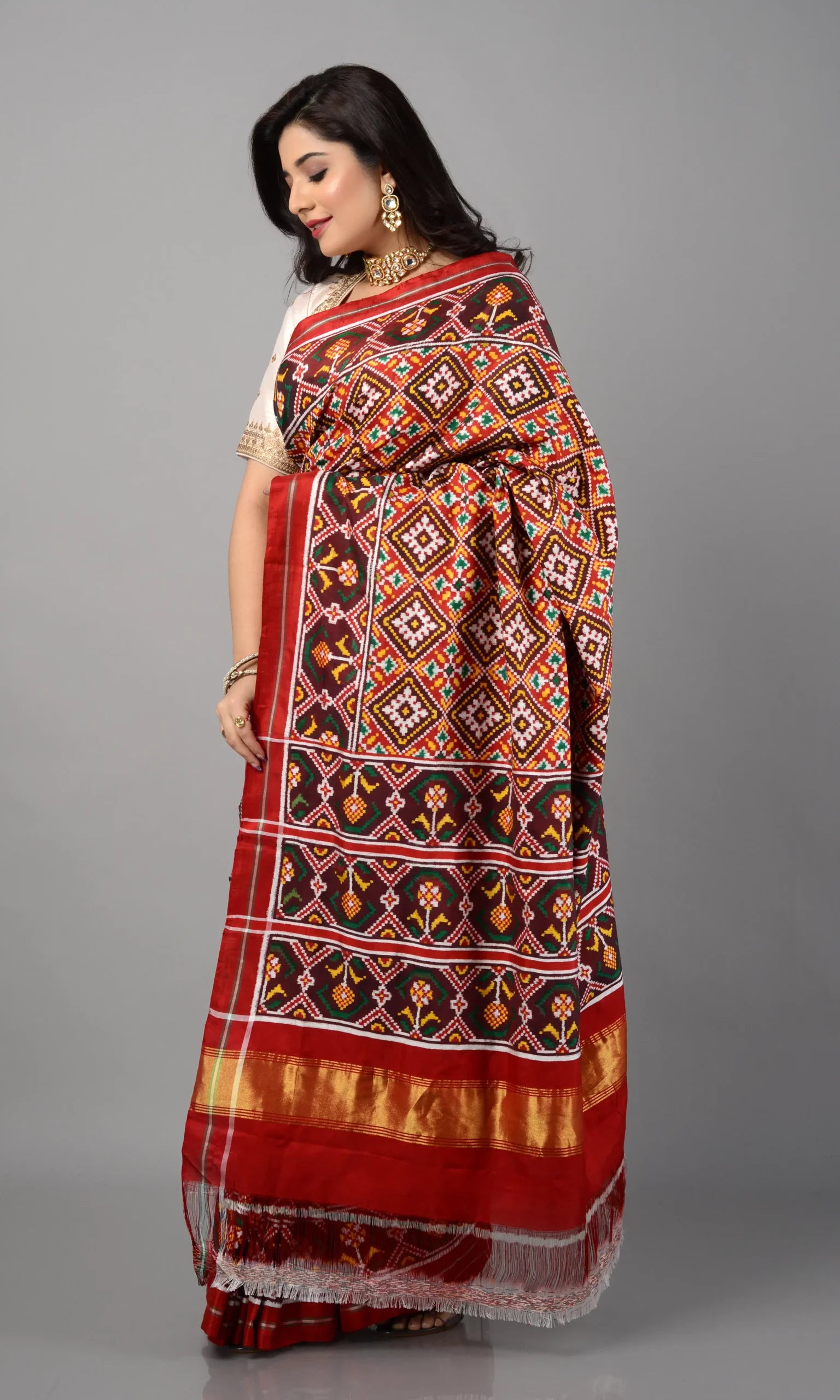 Double Ikat Patola Saree