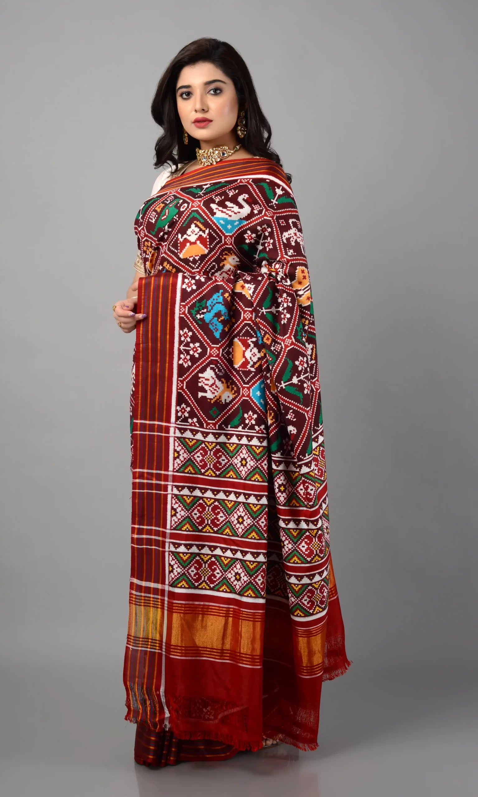 Double Ikat Patola Saree