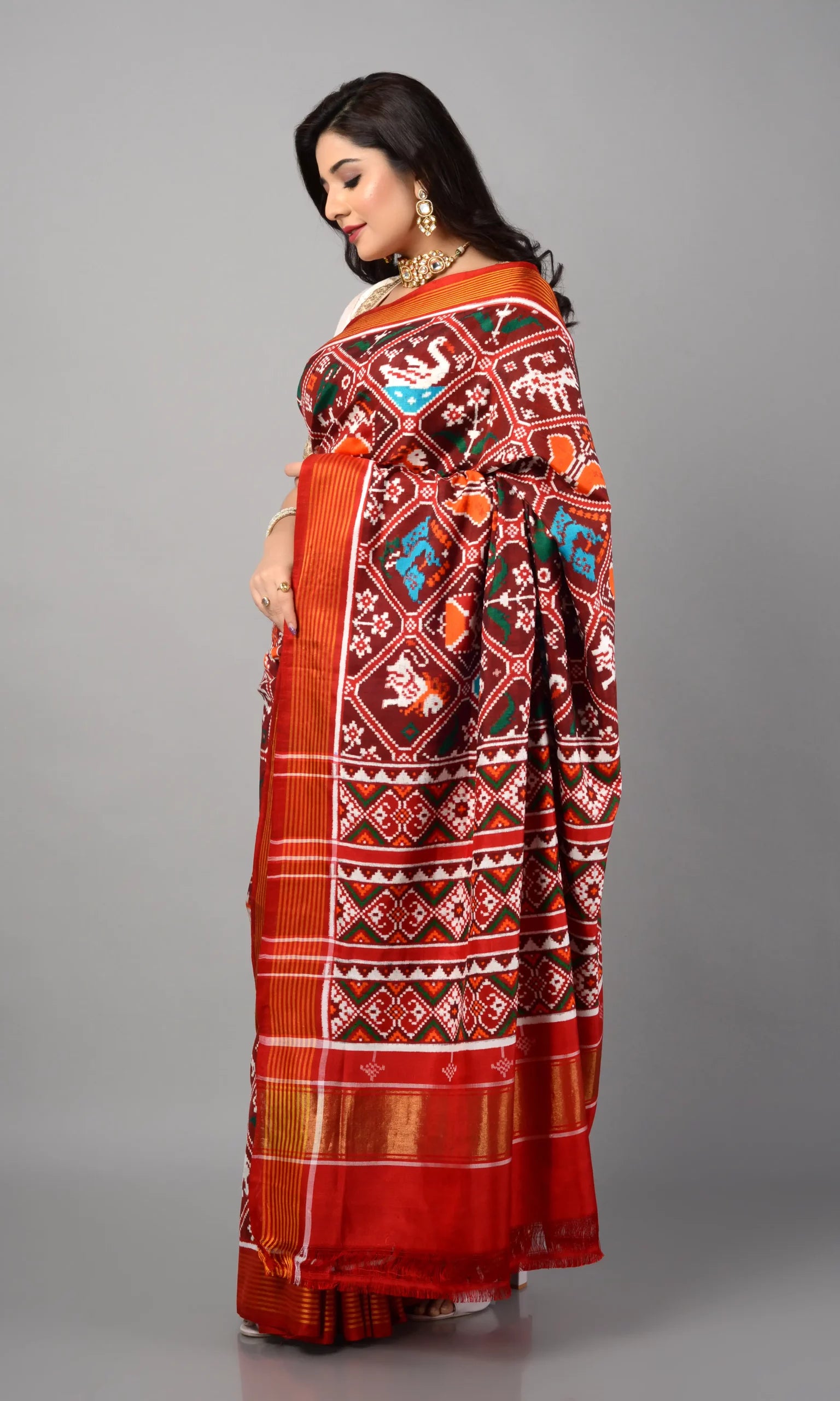 Double Ikat Patola Saree