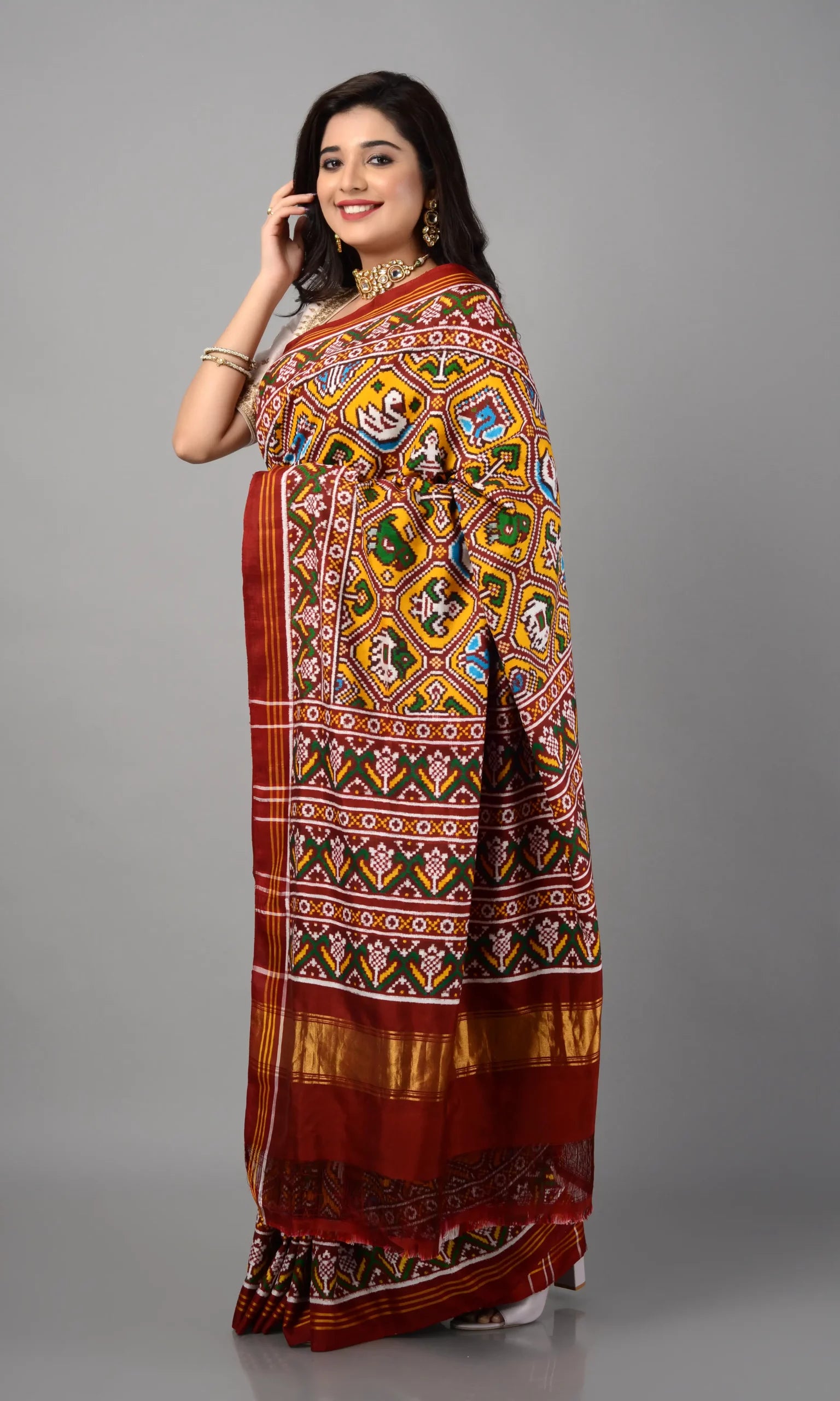 Double Ikat Patola Saree