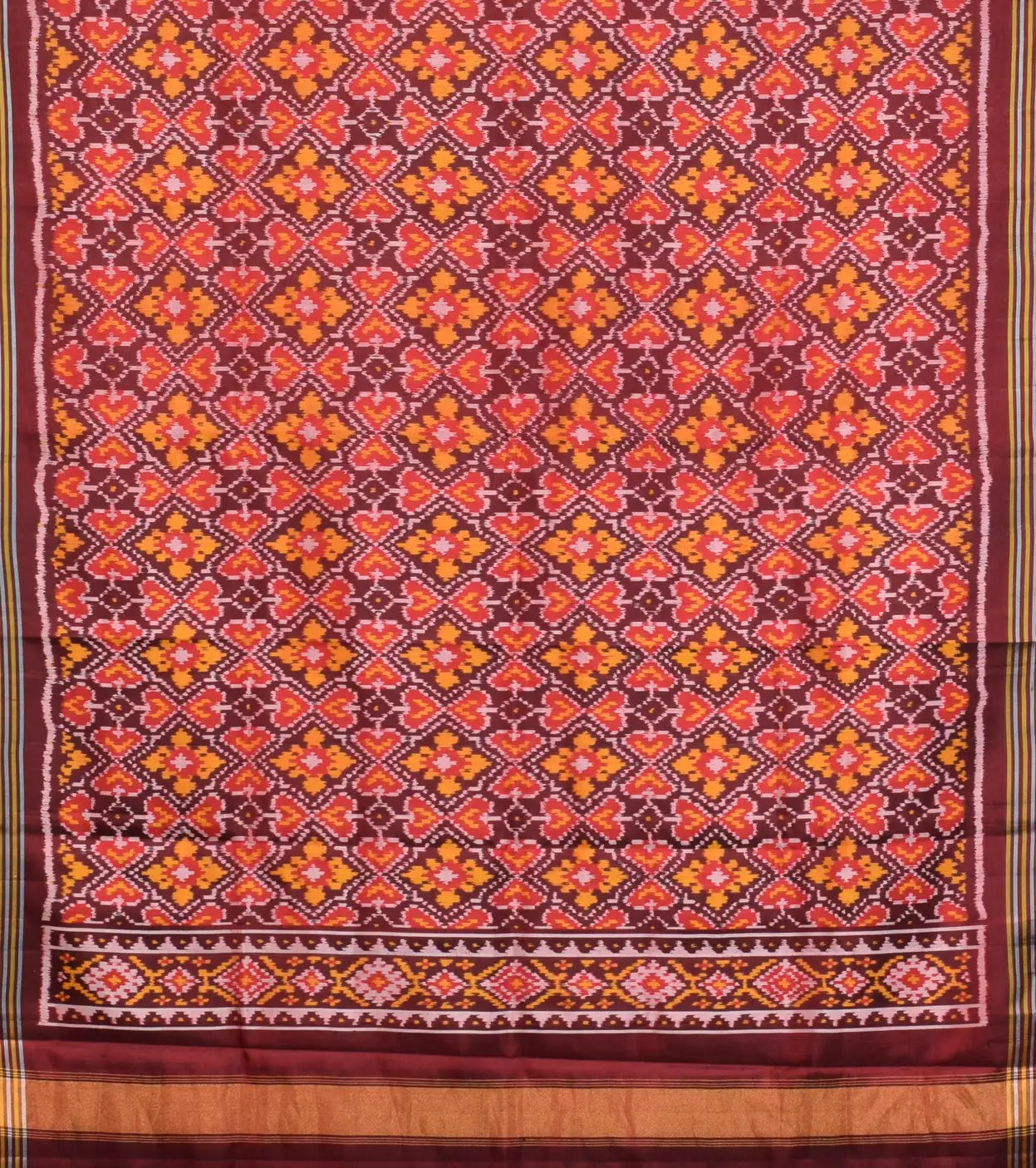 Single Ikat Patola Dupatta